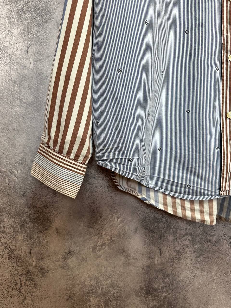 Designer × Vintage Chipie Vintage 80s Western Shirt Button Up Striped LS Size US XXL / EU 58 / 5 - 6 Thumbnail