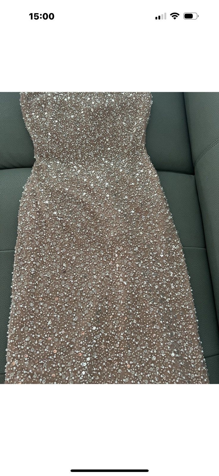 Bcbgmaxazria BCBGMAXAZRIA Jules Beaded Semi-Sheer Halter Gown Size XS / US 0-2 / IT 36-38 - 14 Thumbnail