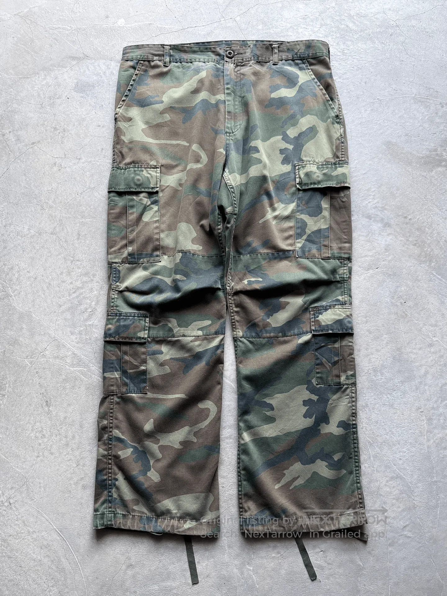 Vintage Vintage Military Camo Cargo Pants. Size US 36 / EU 52 - 1 Thumbnail