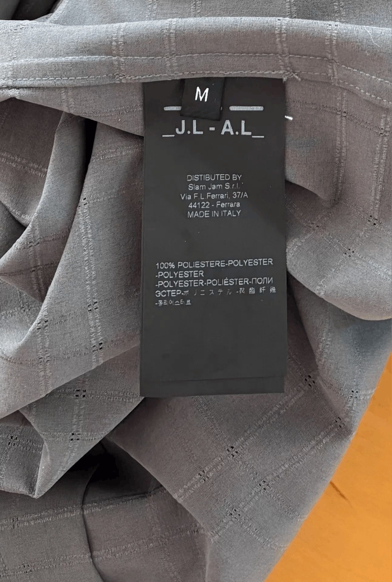 _J.L-A.L_ Gray Check Pattern Long Sleeve Button Up Shirt Size US M / EU 48-50 / 2 - 2 Thumbnail