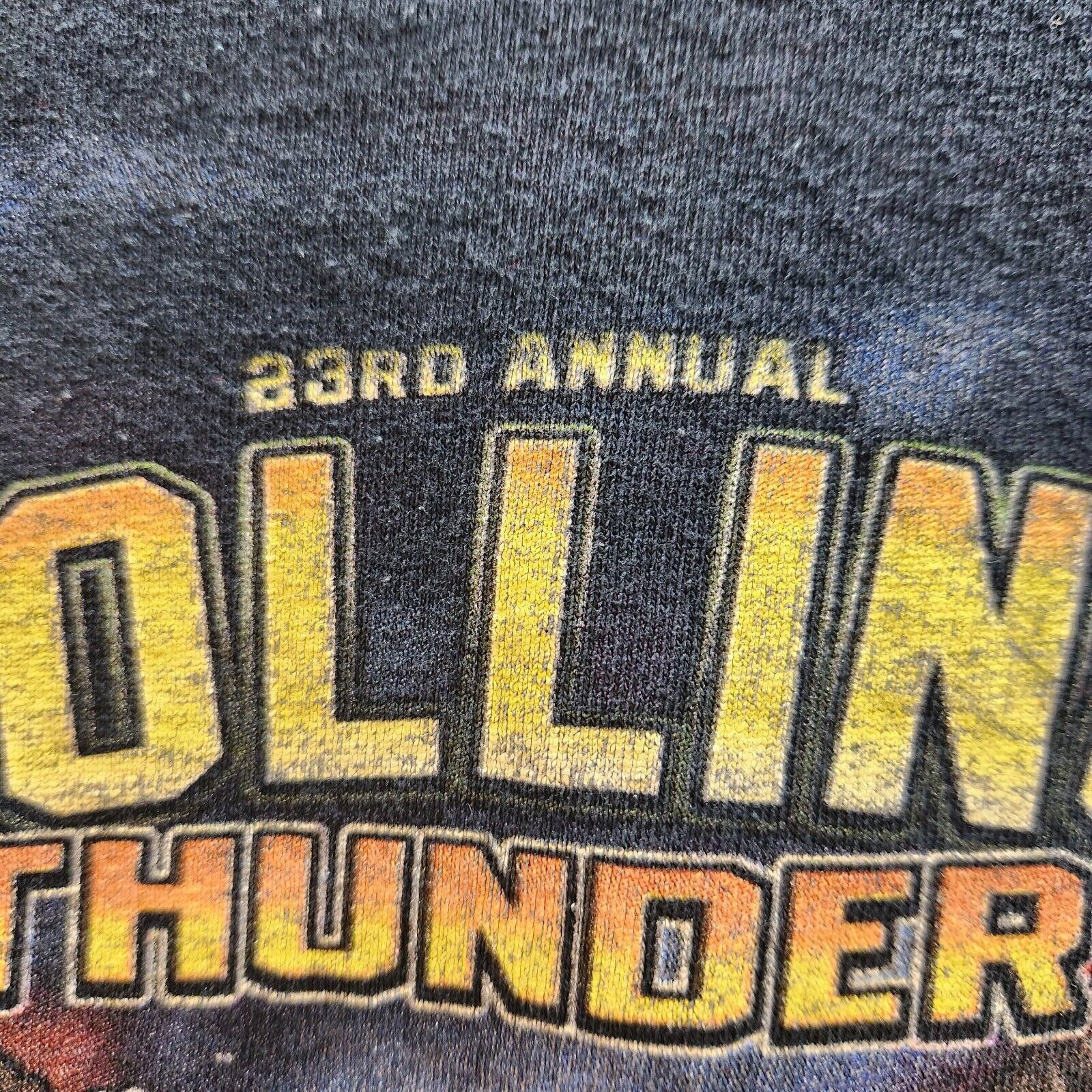 Gildan 2010 Rolling Thunder Motorcycle Rally Tshirt Size Large Size US L / EU 52-54 / 3 - 10 Thumbnail