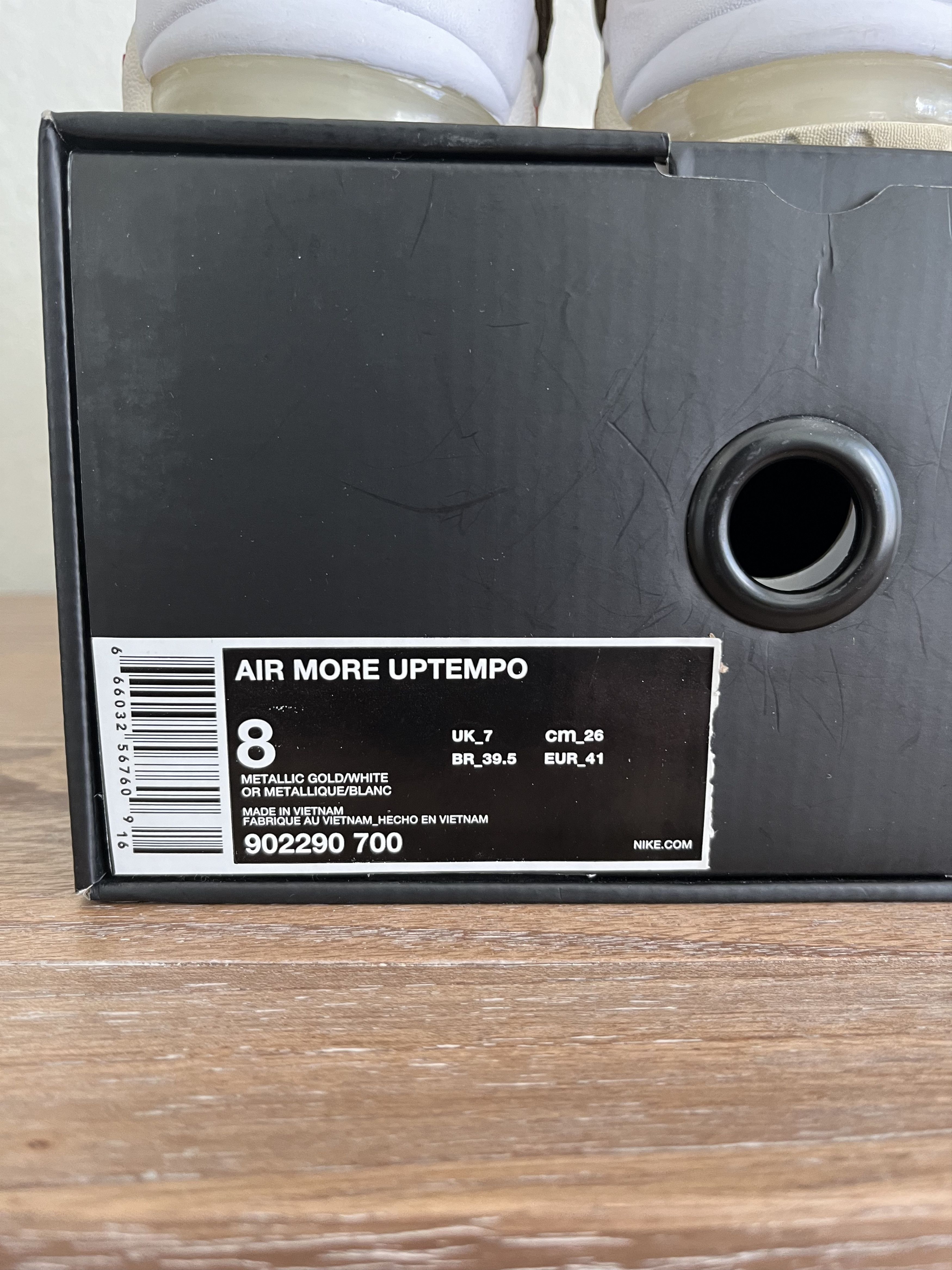 Nike × Supreme Supreme x Air More Uptempo ‘Metallic Gold’ Size US 8 / EU 41 - 9 Thumbnail