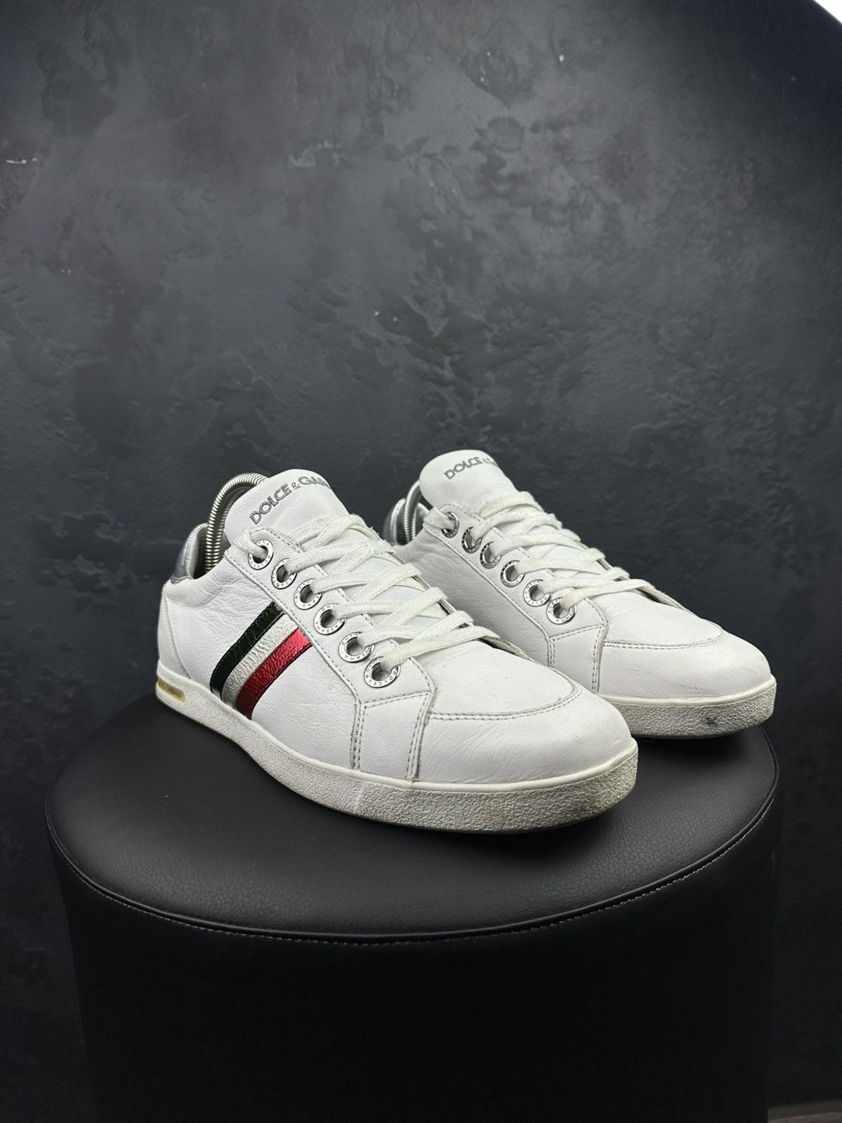 Dolce & Gabbana Dolce & Gabbana Men Leather Low-Top Sneakers Size US 7.5 / EU 40-41 - 6 Thumbnail