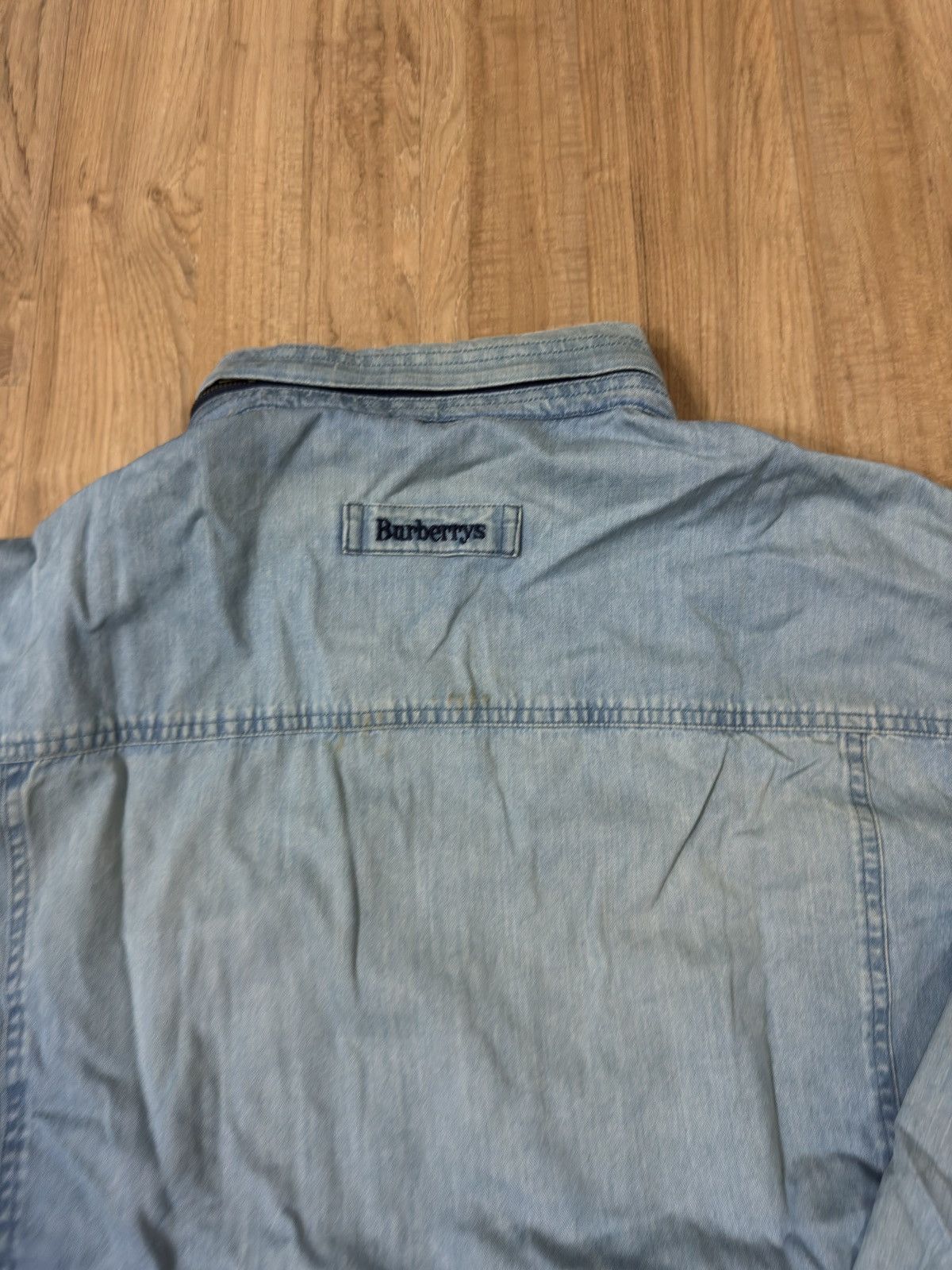 Burberry × Vintage VINTAGE BURBERRY DENIM JACKET Size US L / EU 52-54 / 3 - 6 Thumbnail