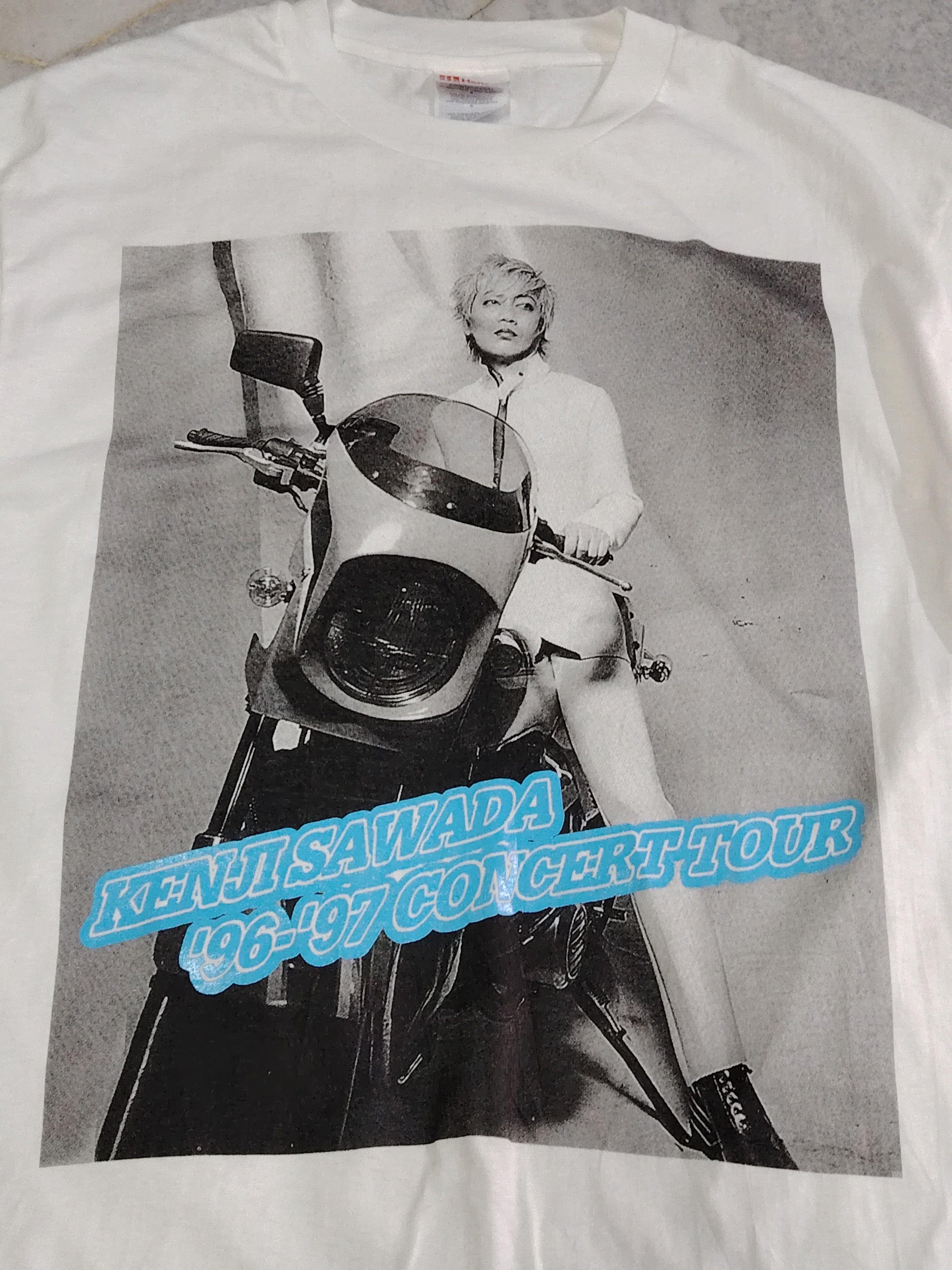 Vintage Vintage Kenji Sawada 1996-97 Concert Tour T-shirt Size US L / EU 52-54 / 3 - 3 Thumbnail