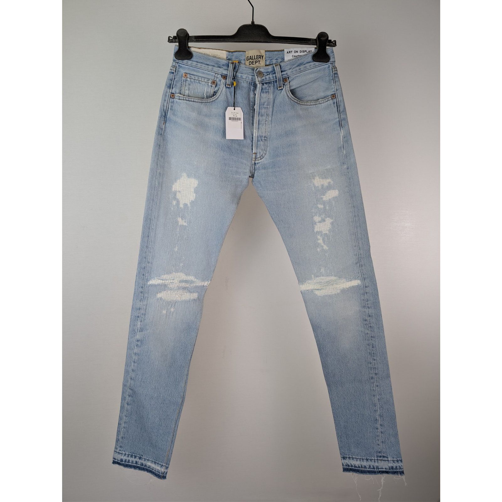 Gallery Dept. o1rshd1 5001 Denim Jeans in Indigo Blue Size US 29 - 2 Thumbnail