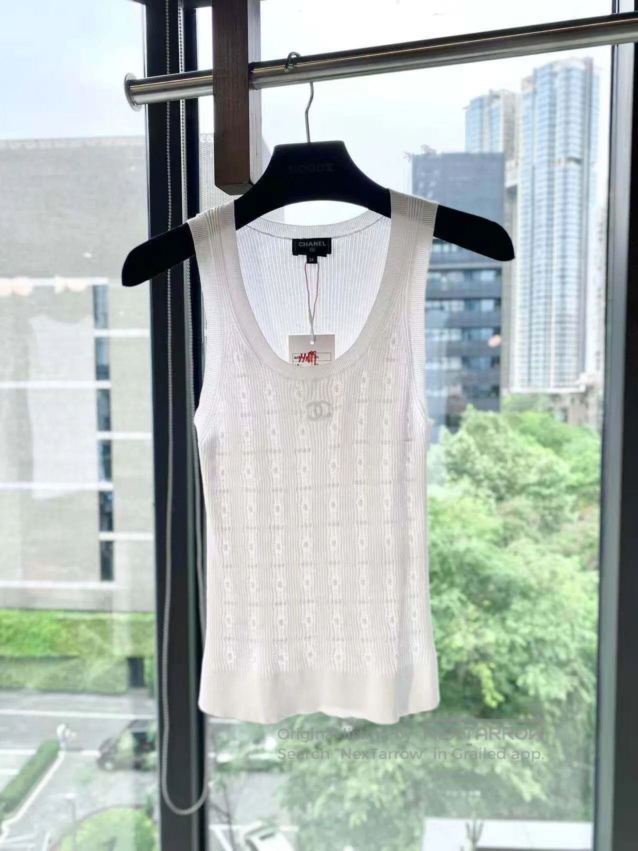 Chanel Chanel Woven logo camisole| Size XXS / US 00 / IT 34 - 2 Thumbnail