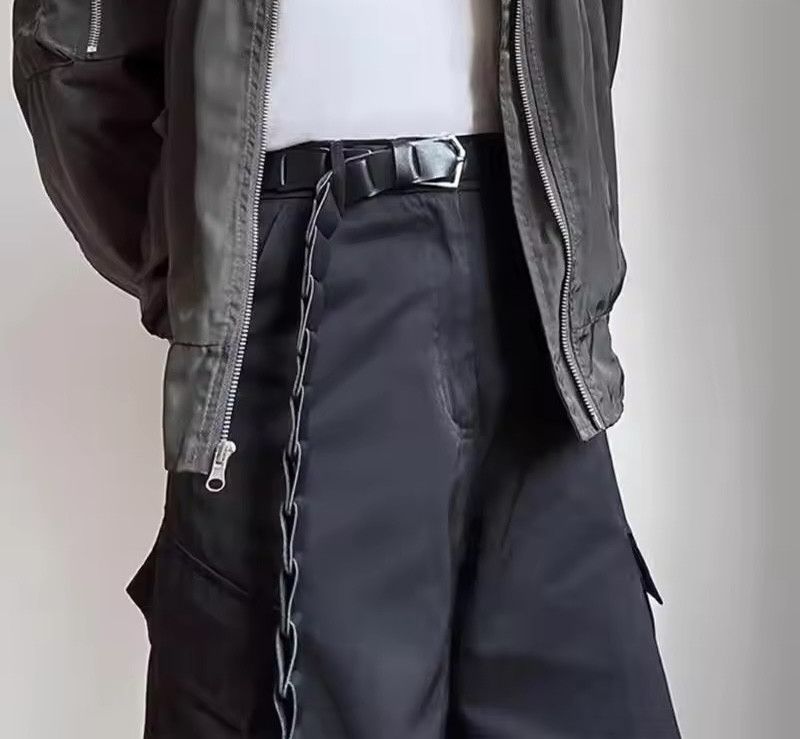 Jewelry Black Woven Belt with Unique Buckle Size ONE SIZE - 3 Thumbnail