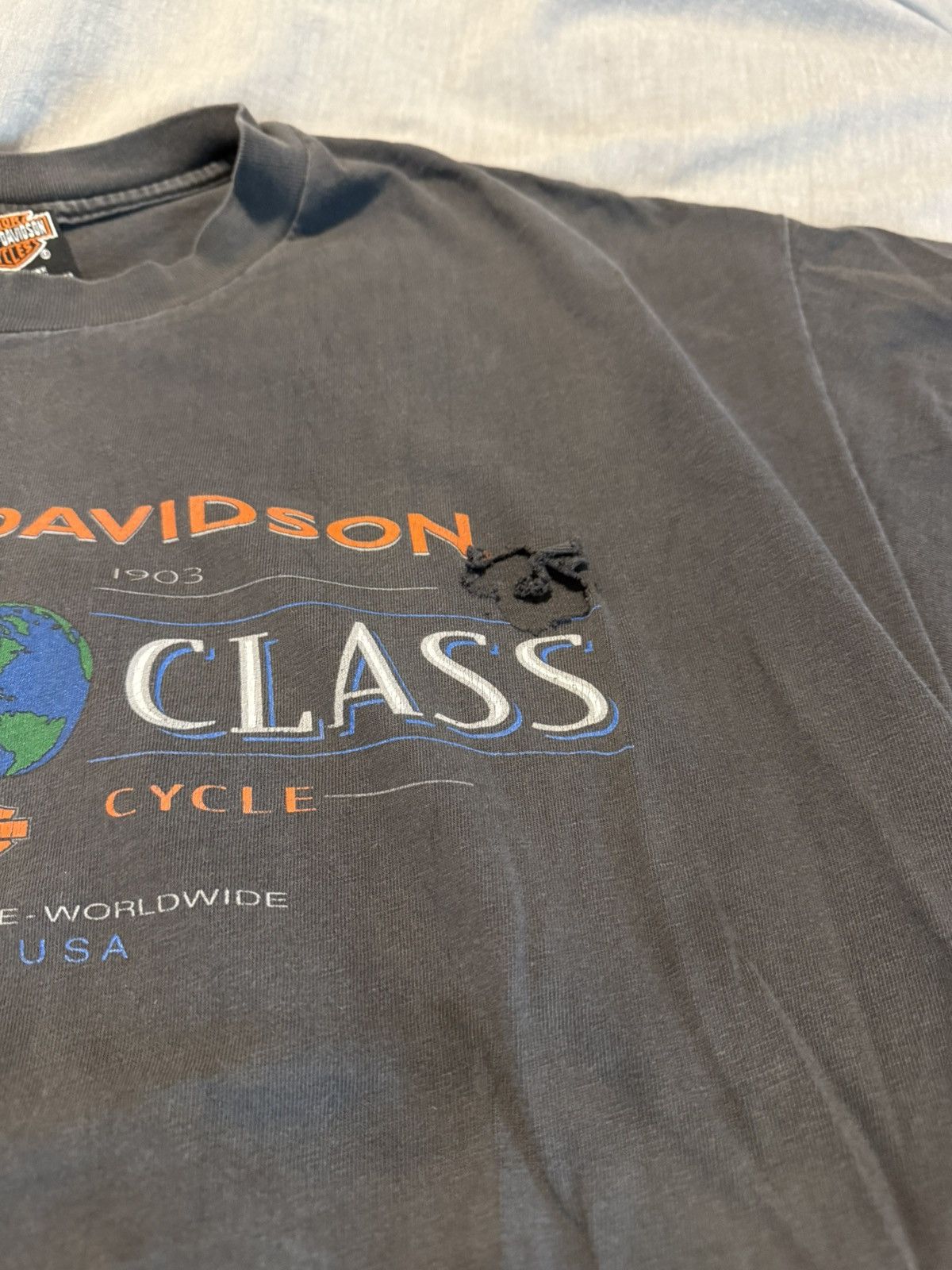 Harley Davidson Vintage harley davidson t shirt Size US XL / EU 56 / 4 - 3 Thumbnail