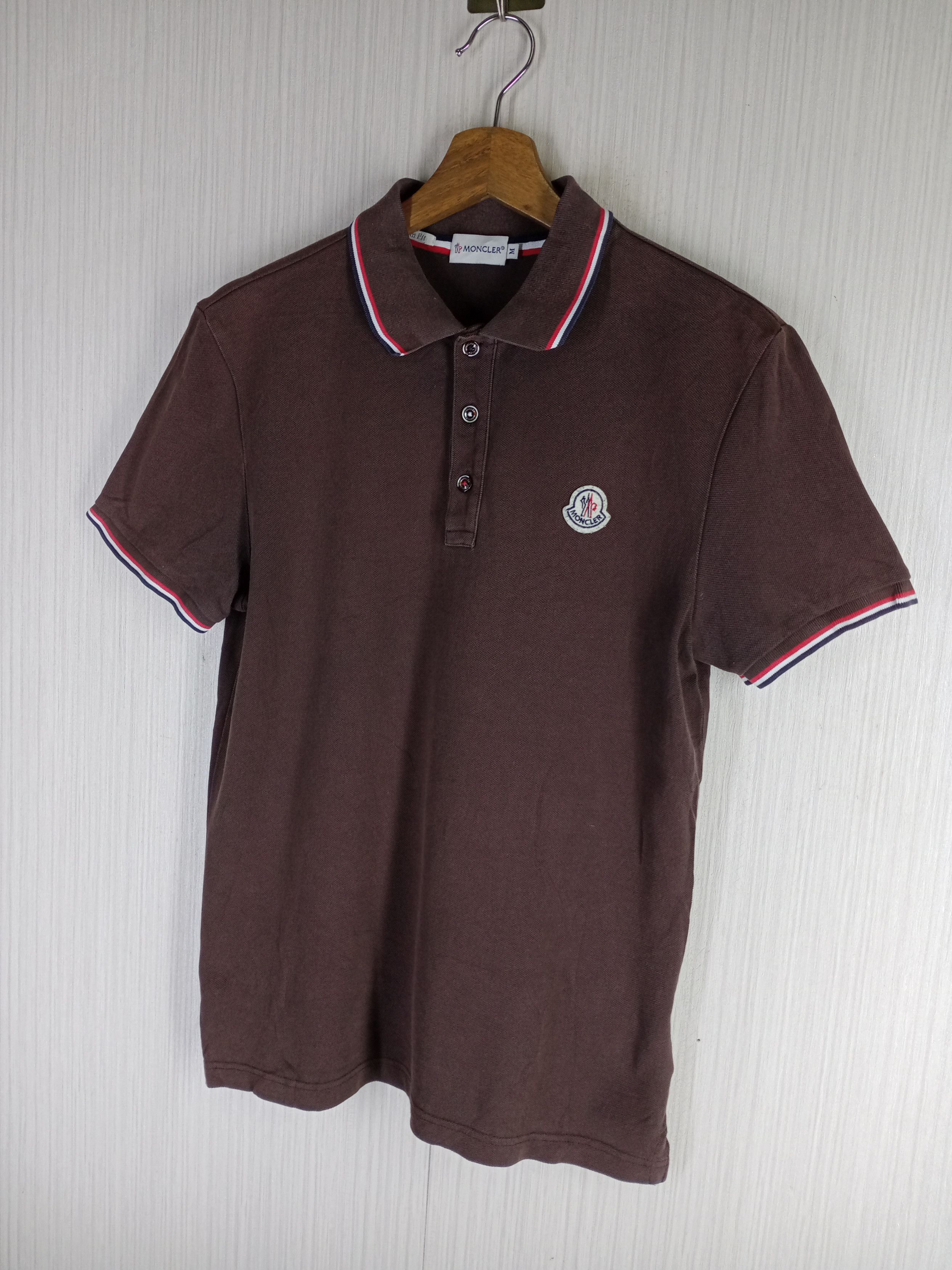 Moncler Moncler Maglia Polo Manica Corta Polo Shirt Size US M / EU 48-50 / 2 - 2 Thumbnail