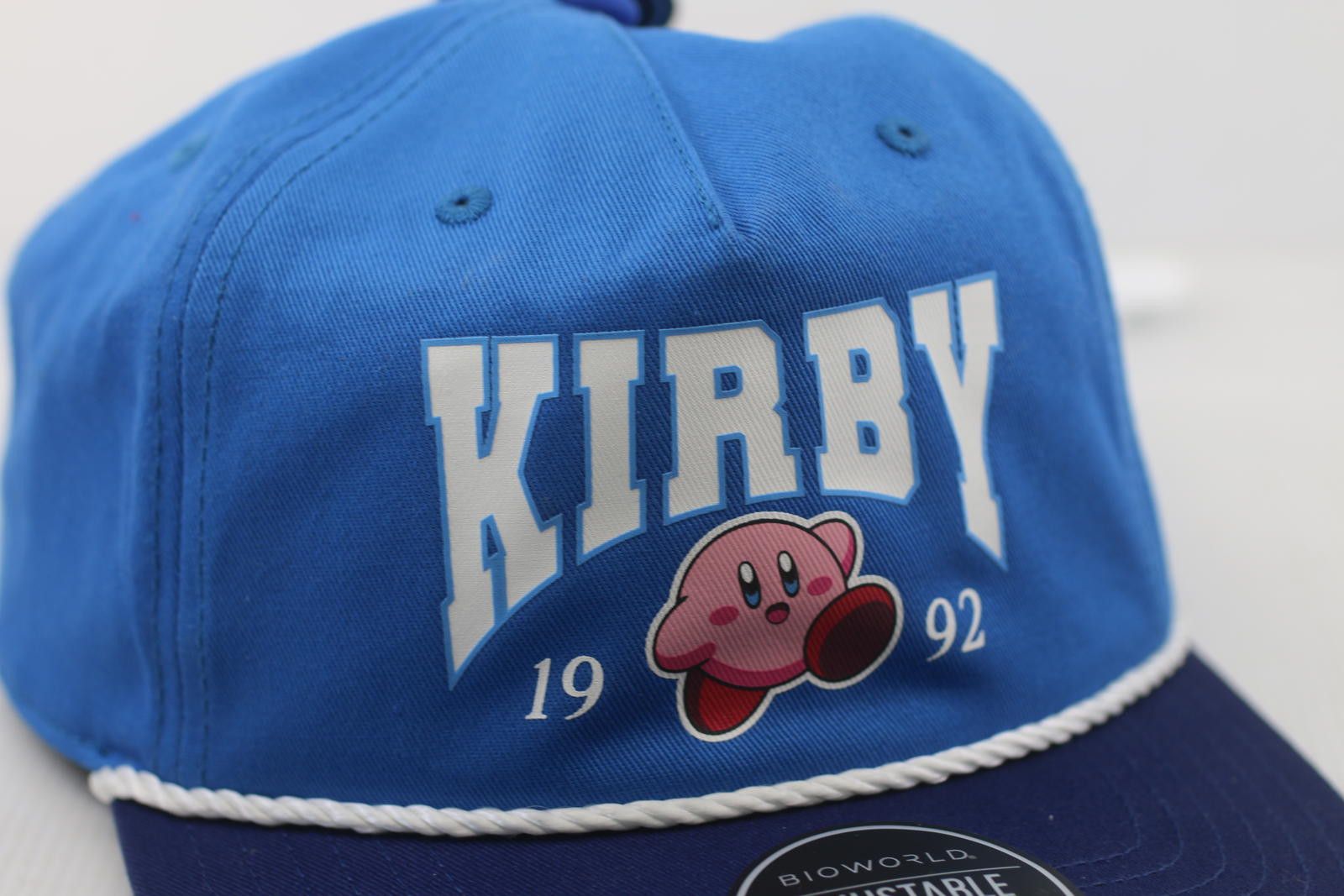Other Nintendo Kirby 1992 Adjustable Snapback Cap – Bioworld Blue Size ONE SIZE - 2 Thumbnail