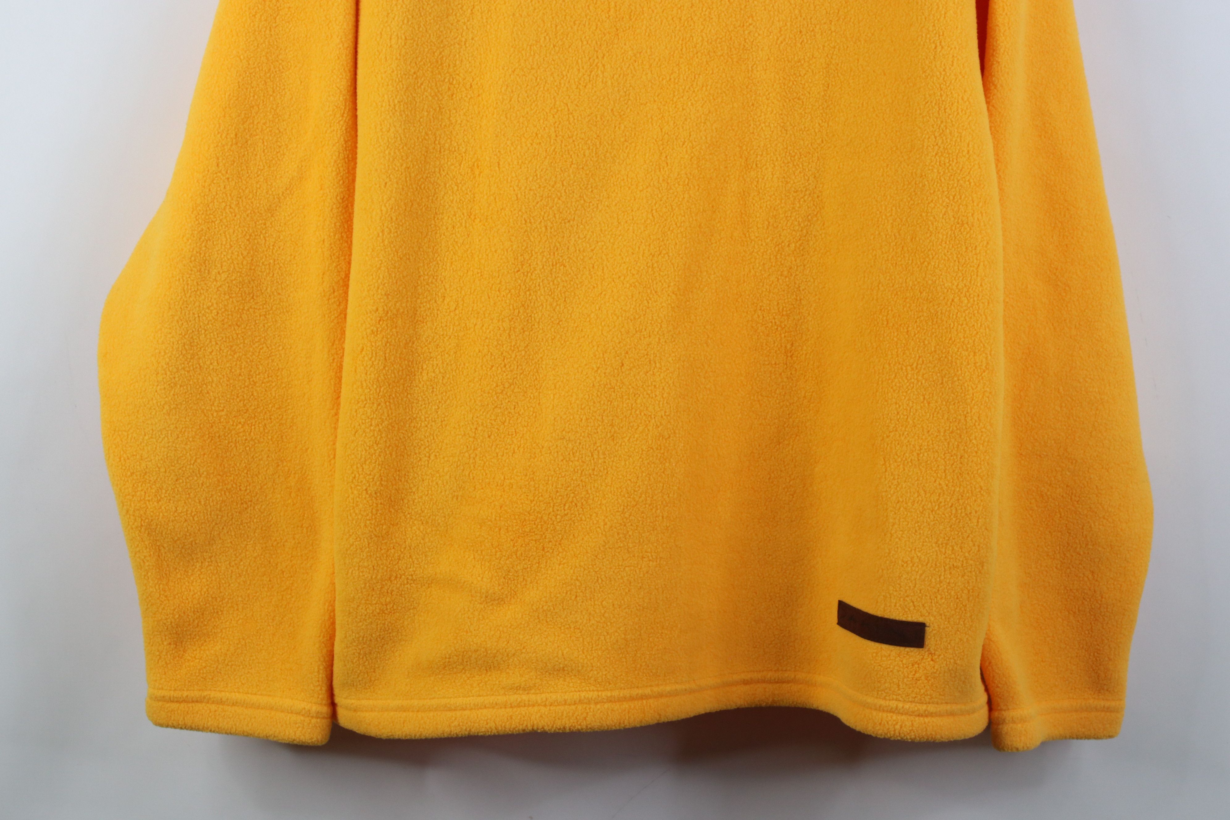 Vintage Vintage 90s Streetwear Fleece V-Neck Sweater Yellow USA Size US S / EU 44-46 / 1 - 3 Thumbnail