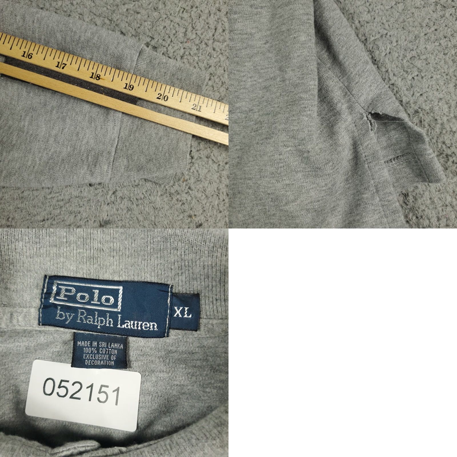 Ralph Lauren Ralph Lauren Polo Shirt Mens XL Gray Pony Button-Down Short/Long Sleeve Casual Classic Brand Polo Mens XL Gray Pony 90s Modern Preppy Sports Mens Size US XL / EU 56 / 4 - 8 Thumbnail