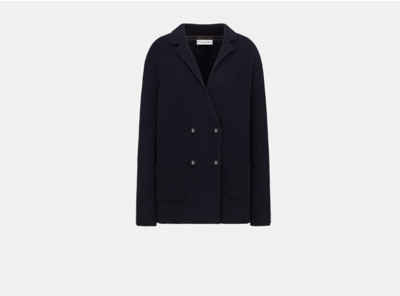 Dior o1w1db10925 444V02 Jacket in Navy Blue Size M / US 6-8 / IT 42-44 - 1 Thumbnail