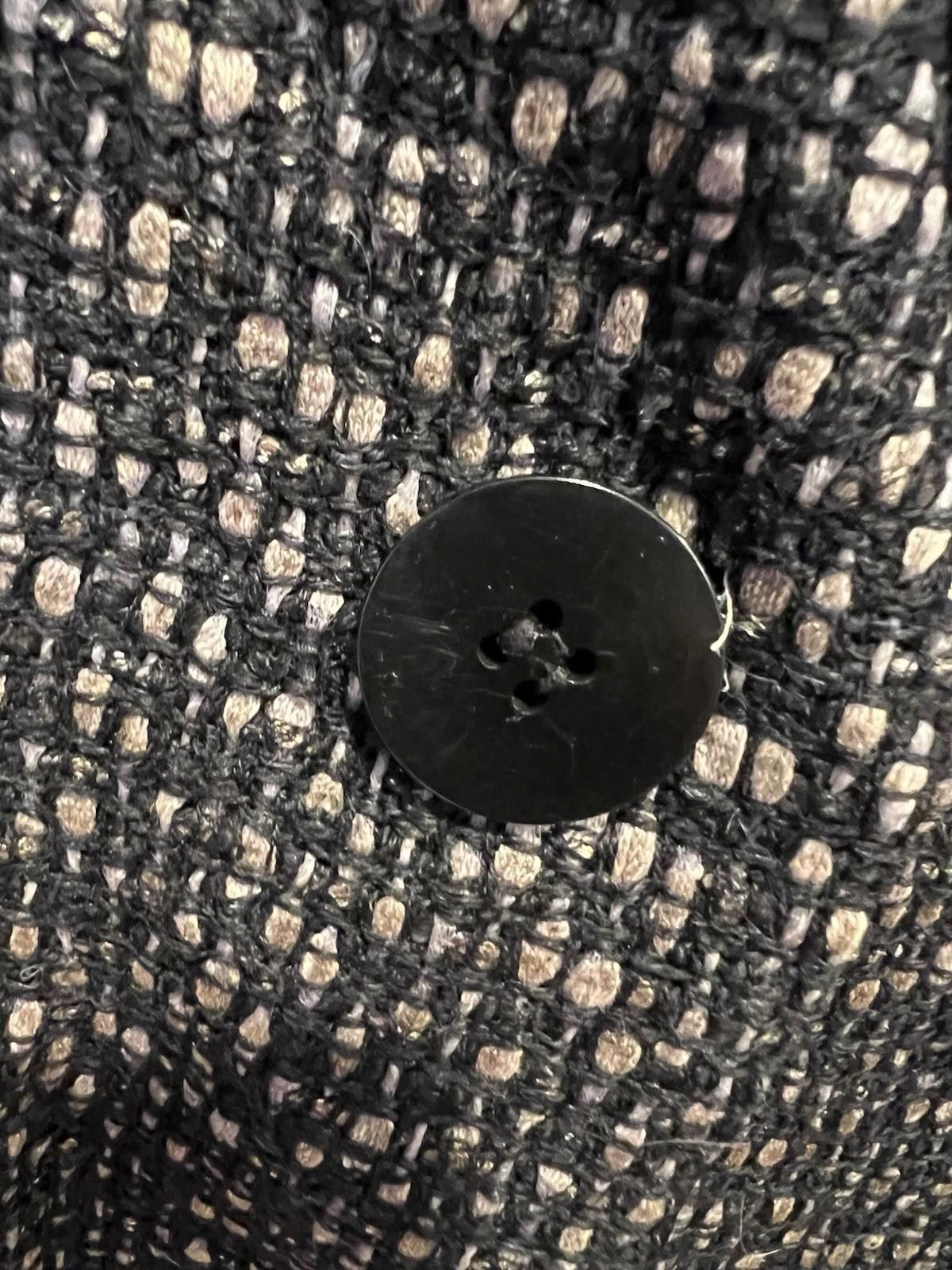 Other Lafayette 148 Tweed Jacket Size 8 Black Cream Structured Fit Size M / US 6-8 / IT 42-44 - 7 Thumbnail