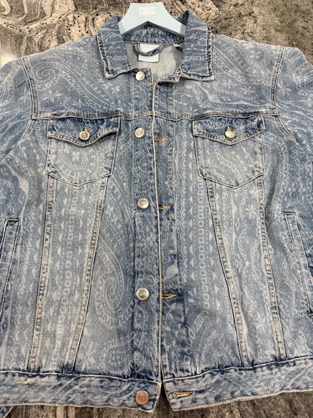 Kith Kith Paisley Denim Jacket Size US M / EU 48-50 / 2 - 2 Thumbnail