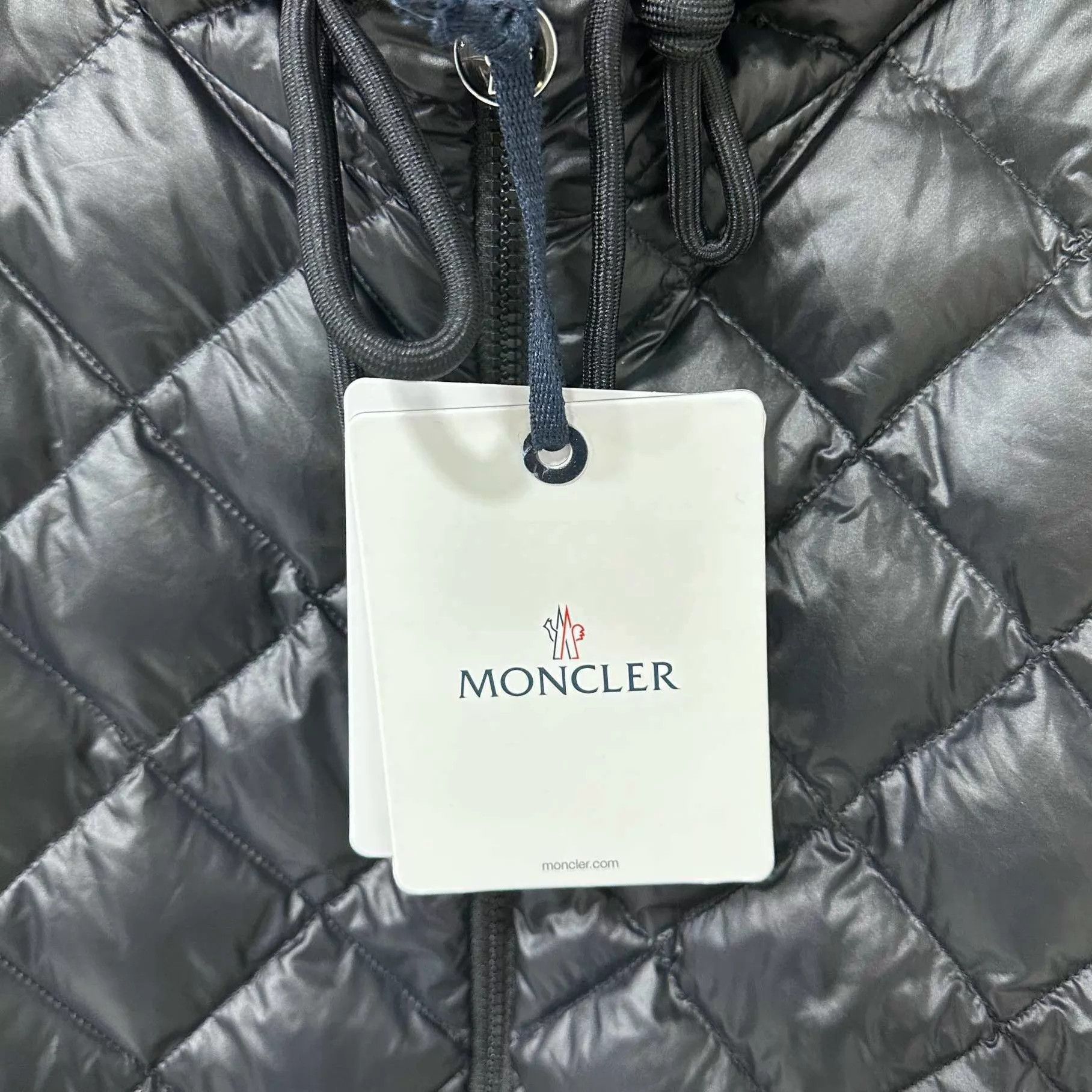 Moncler Moncler black A-line quilted down jacket Size M / US 6-8 / IT 42-44 - 6 Thumbnail