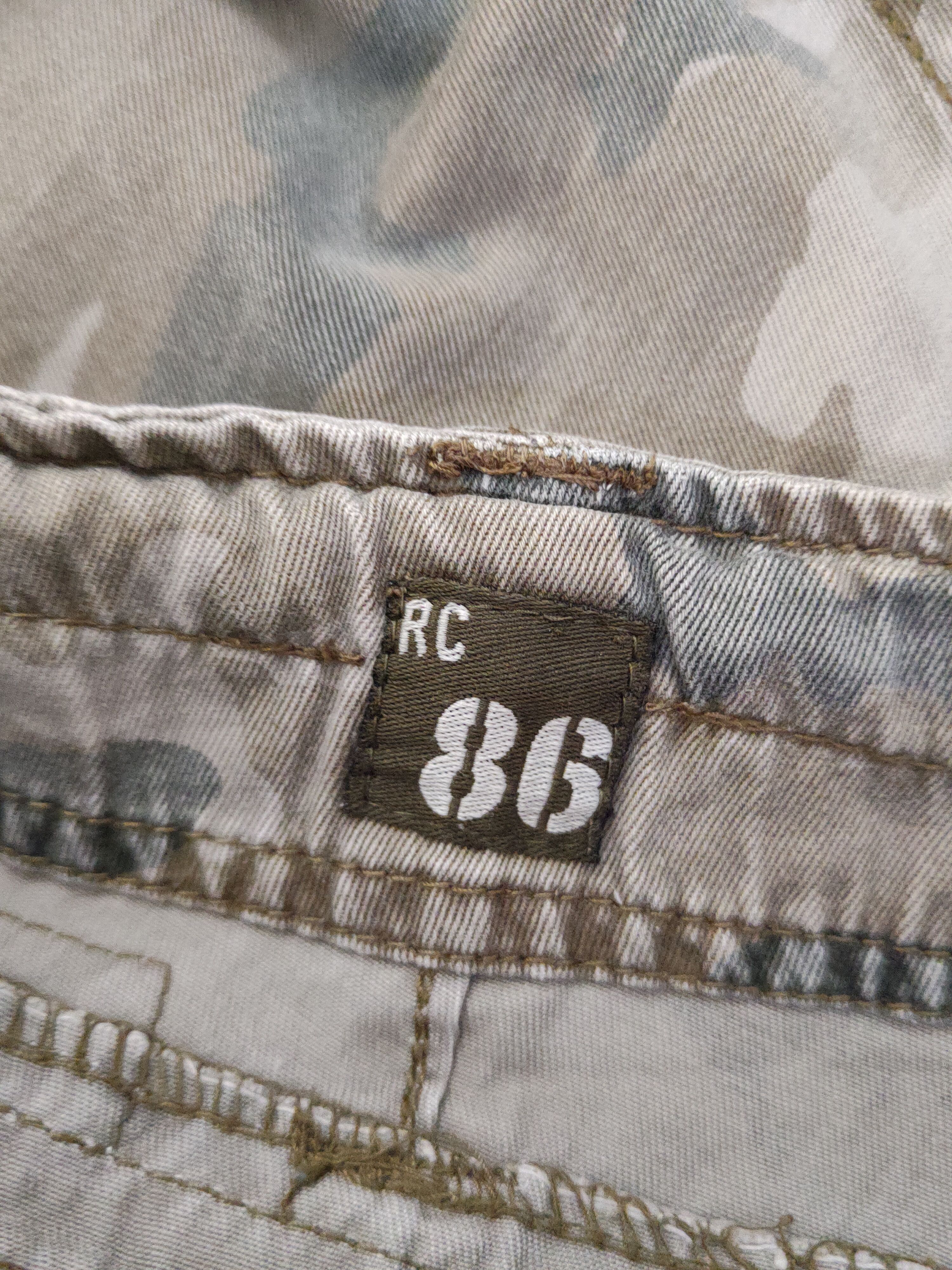 Japanese Brand Real Crush Clothing Camo Multipocket Cargo Pants #W1889 Size US 30 / EU 46 - 15 Thumbnail