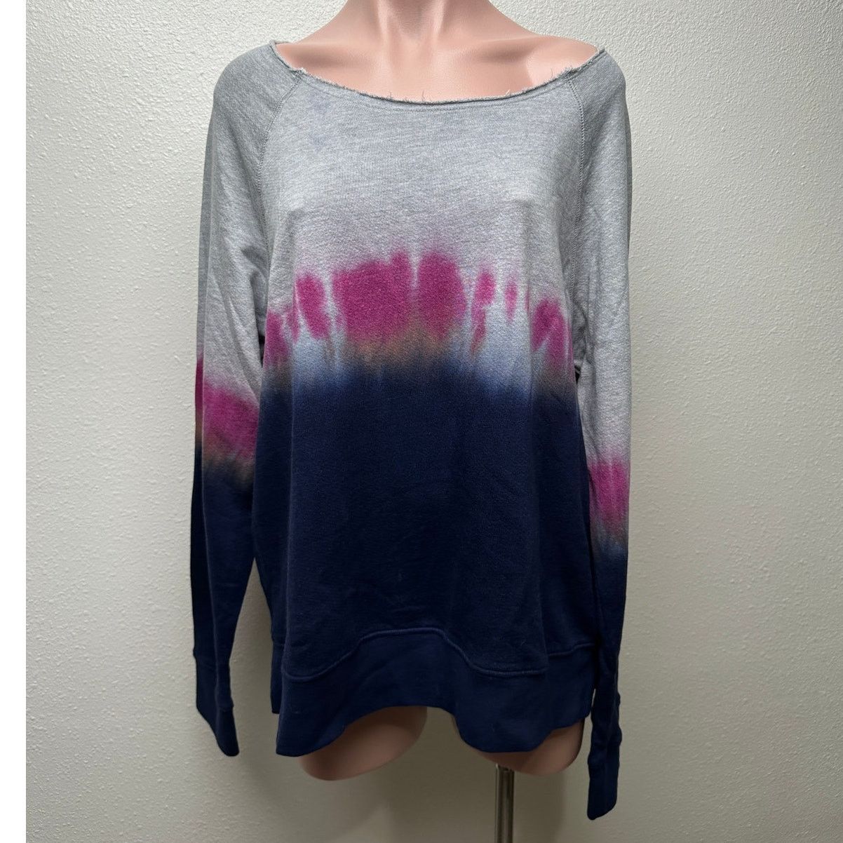 Sundry Sundry Sweater Gray Tie Dye Women US 4 Pullover Size S / US 4 / IT 40 - 1 Thumbnail