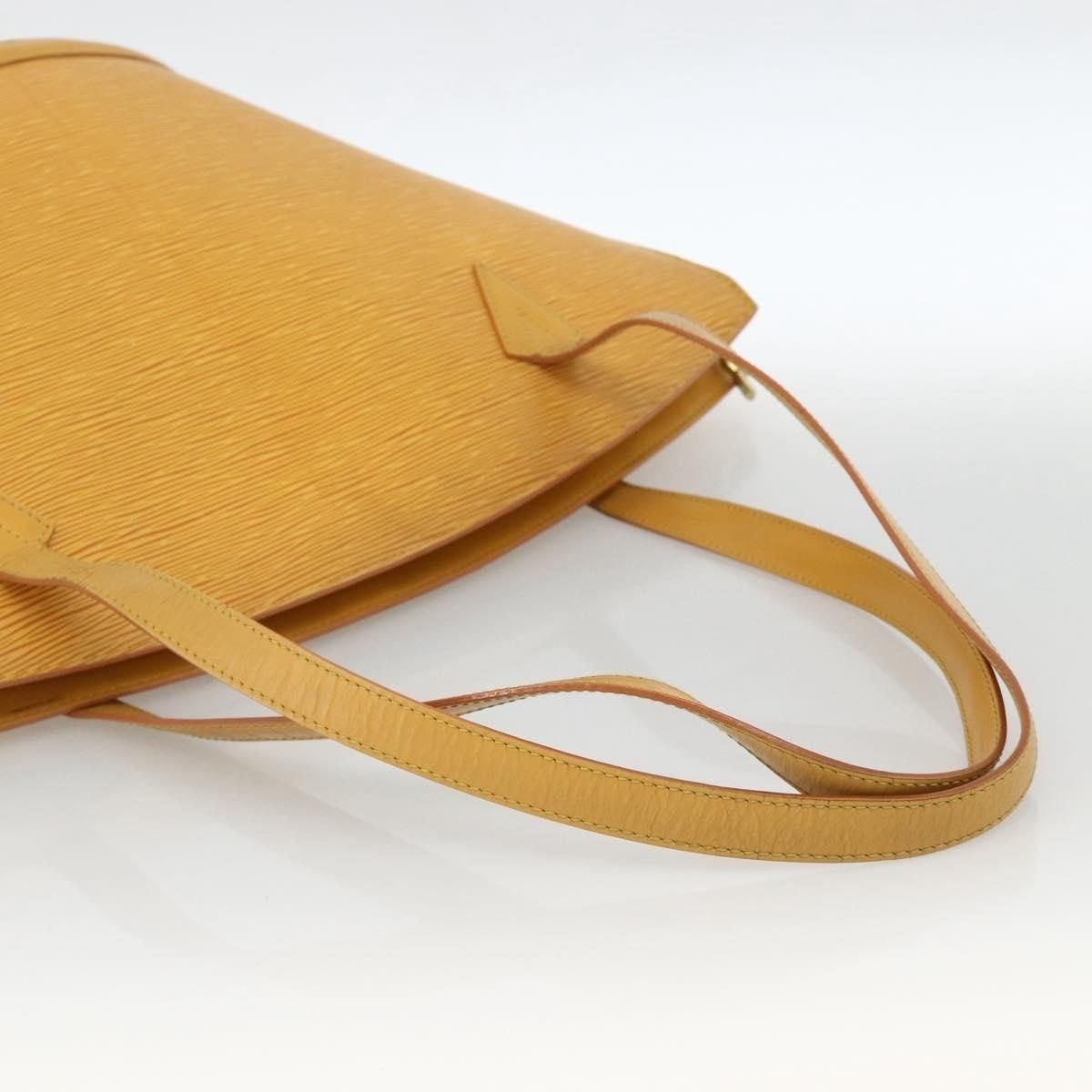 Louis Vuitton Louis Vuitton Epi Saint Jacques Shopping Shoulder Bag Yellow Size ONE SIZE - 9 Thumbnail