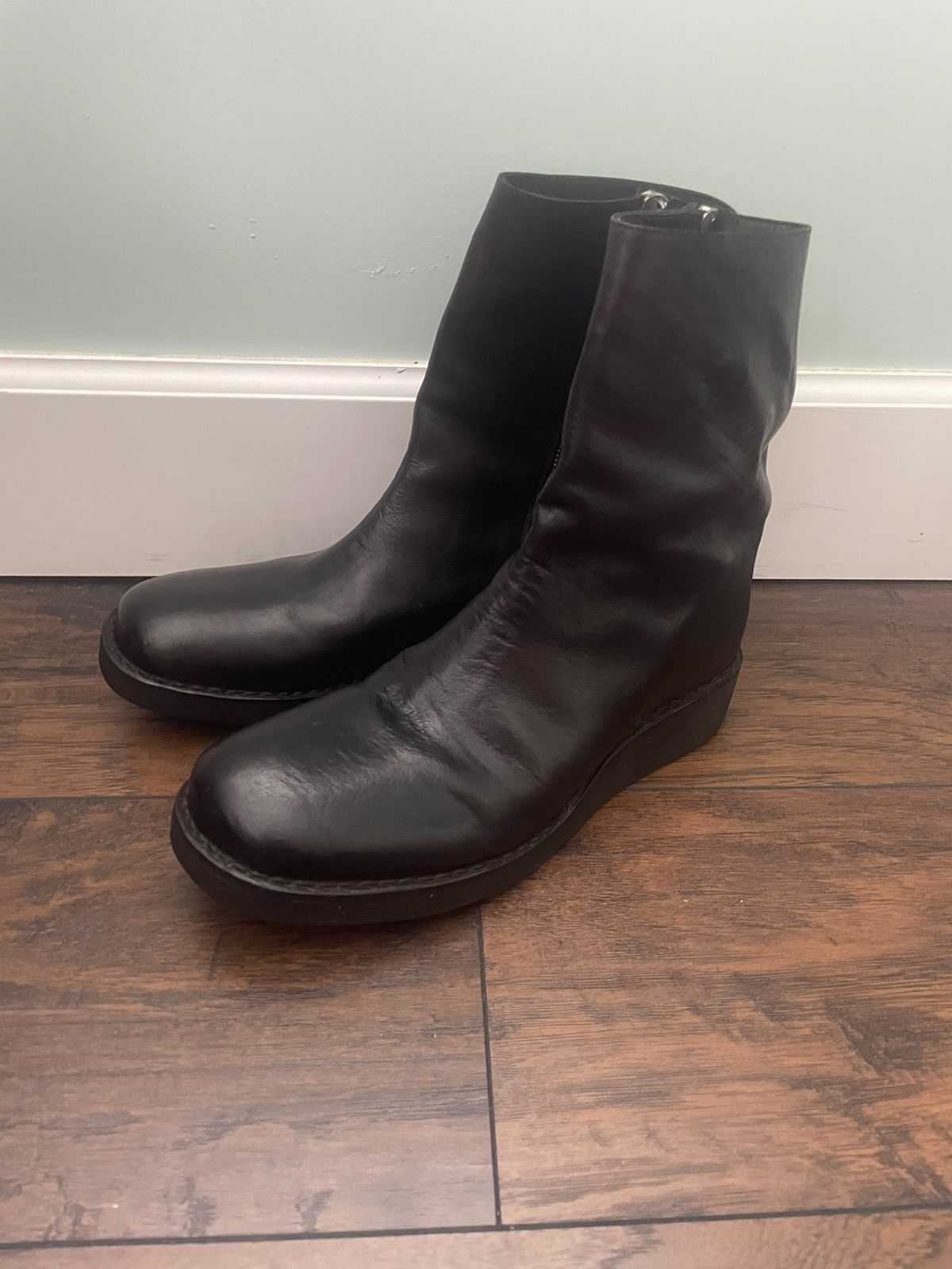 image of Guidi x Incarnation Side Zip Boots in Black, Men's (Size 10)