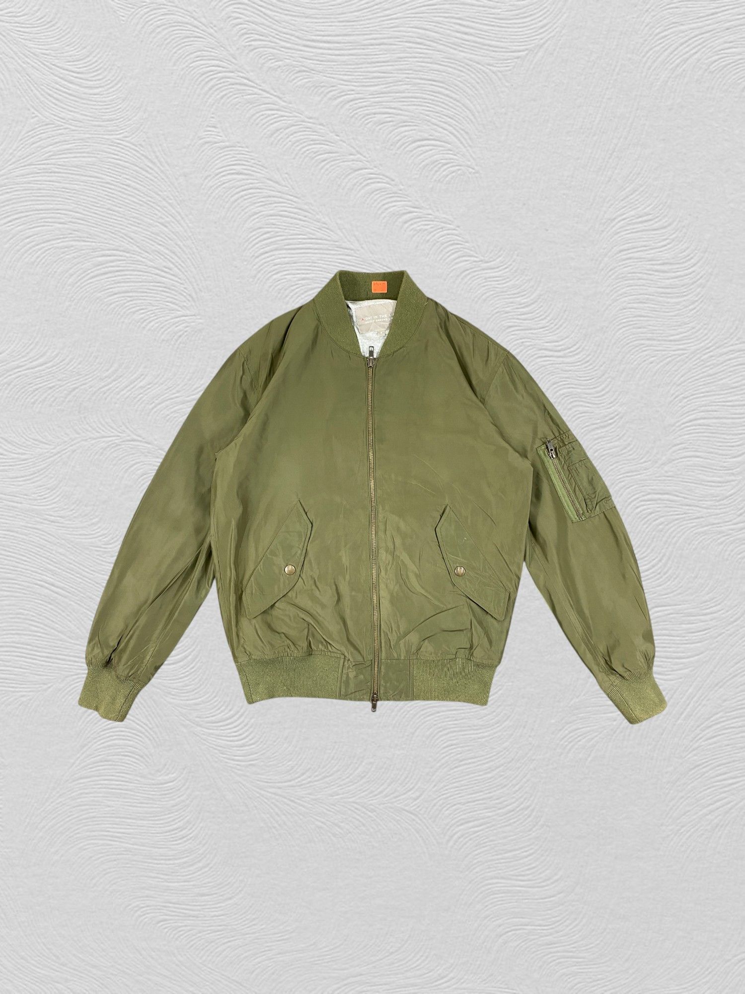Japanese Brand apanese Brand Bomber Jacket -J081 Size US S / EU 44-46 / 1 - 1 Thumbnail