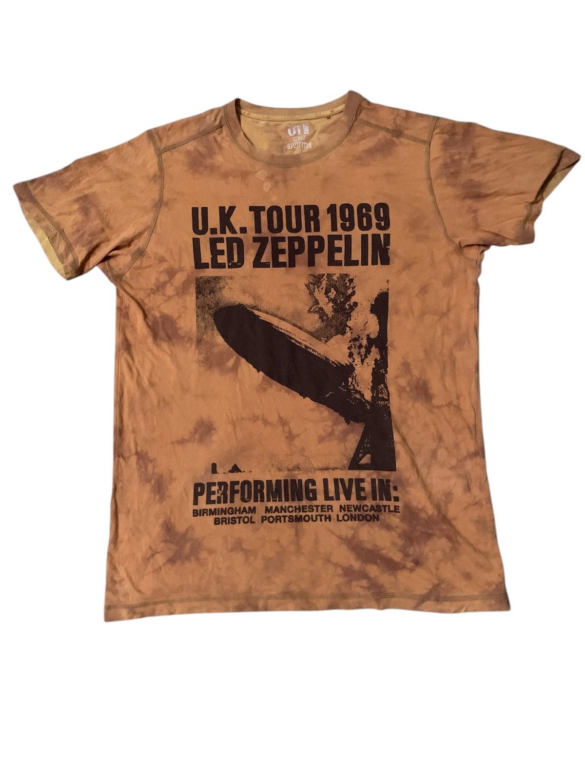 Band Tees Led Zeppelin U.K Tour 1969 Tee Size US L / EU 52-54 / 3 - 1 Thumbnail
