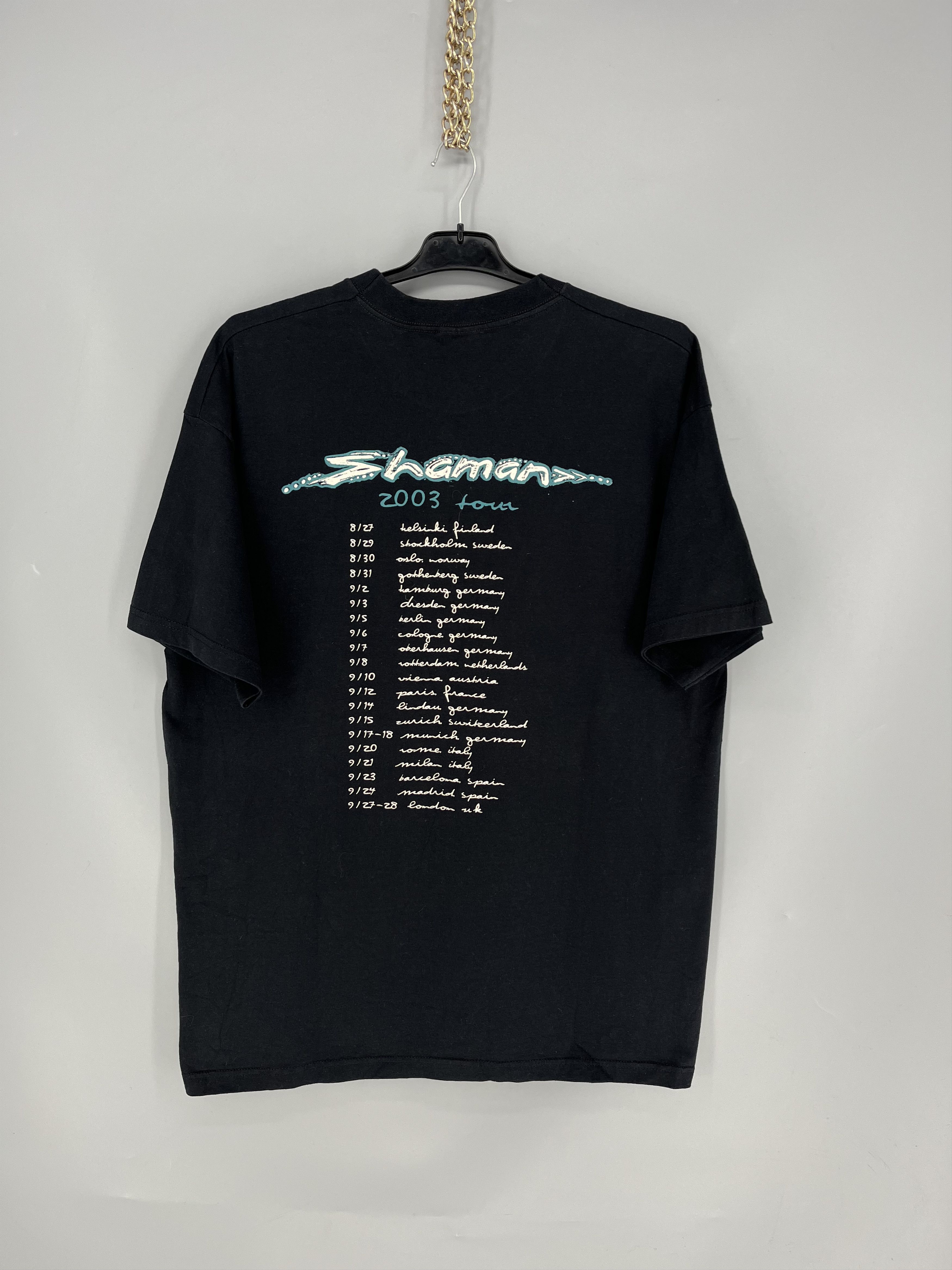Vintage Santana Official 2003 Latin American Tour "Todo es Uno Shirt Size US XL / EU 56 / 4 - 10 Thumbnail