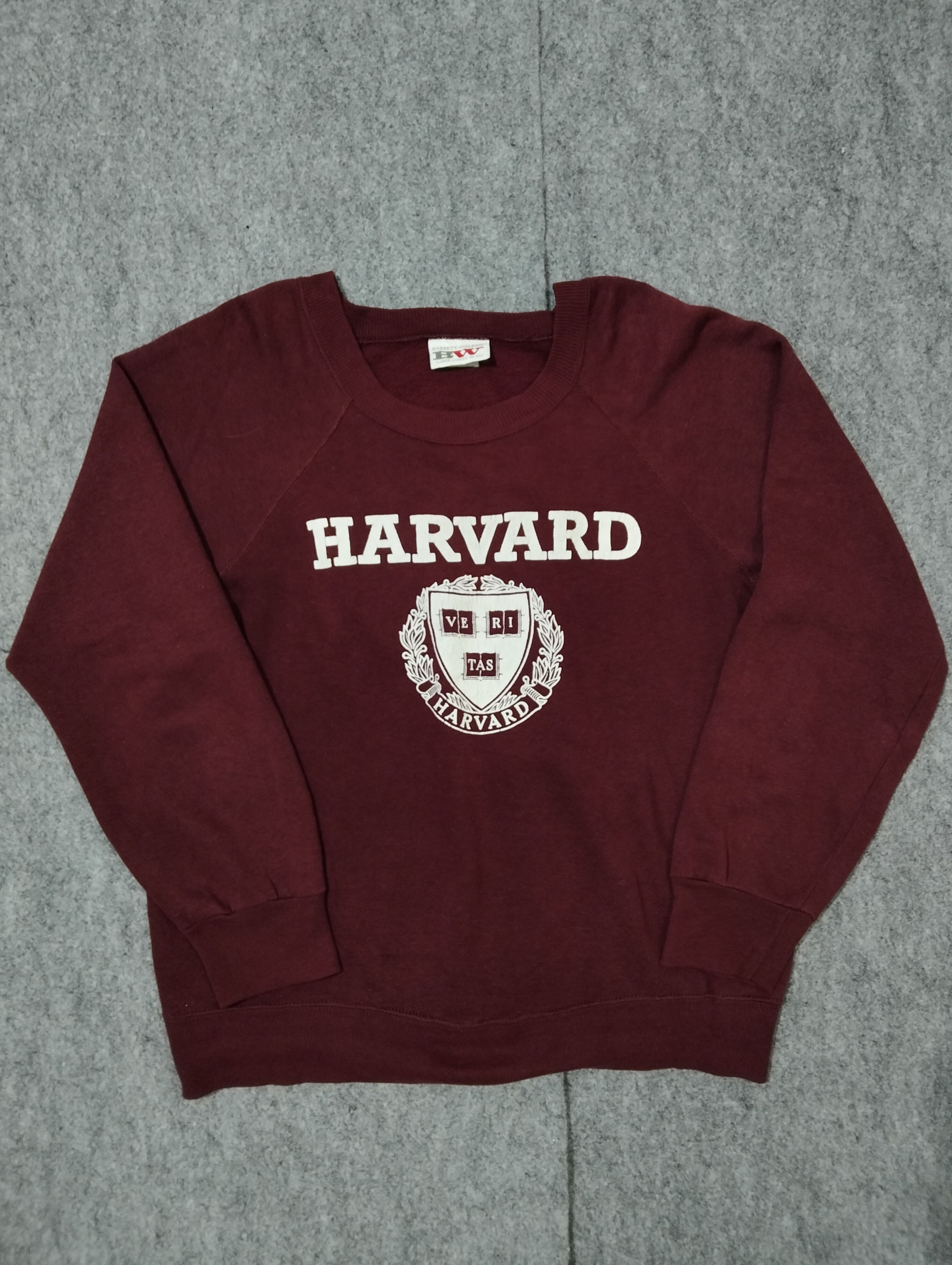 Vintage 🔥 Vintage 1990s HARVARD Bassett-Walker Sweatshirt 🔥 Size US L / EU 52-54 / 3 - 1 Thumbnail