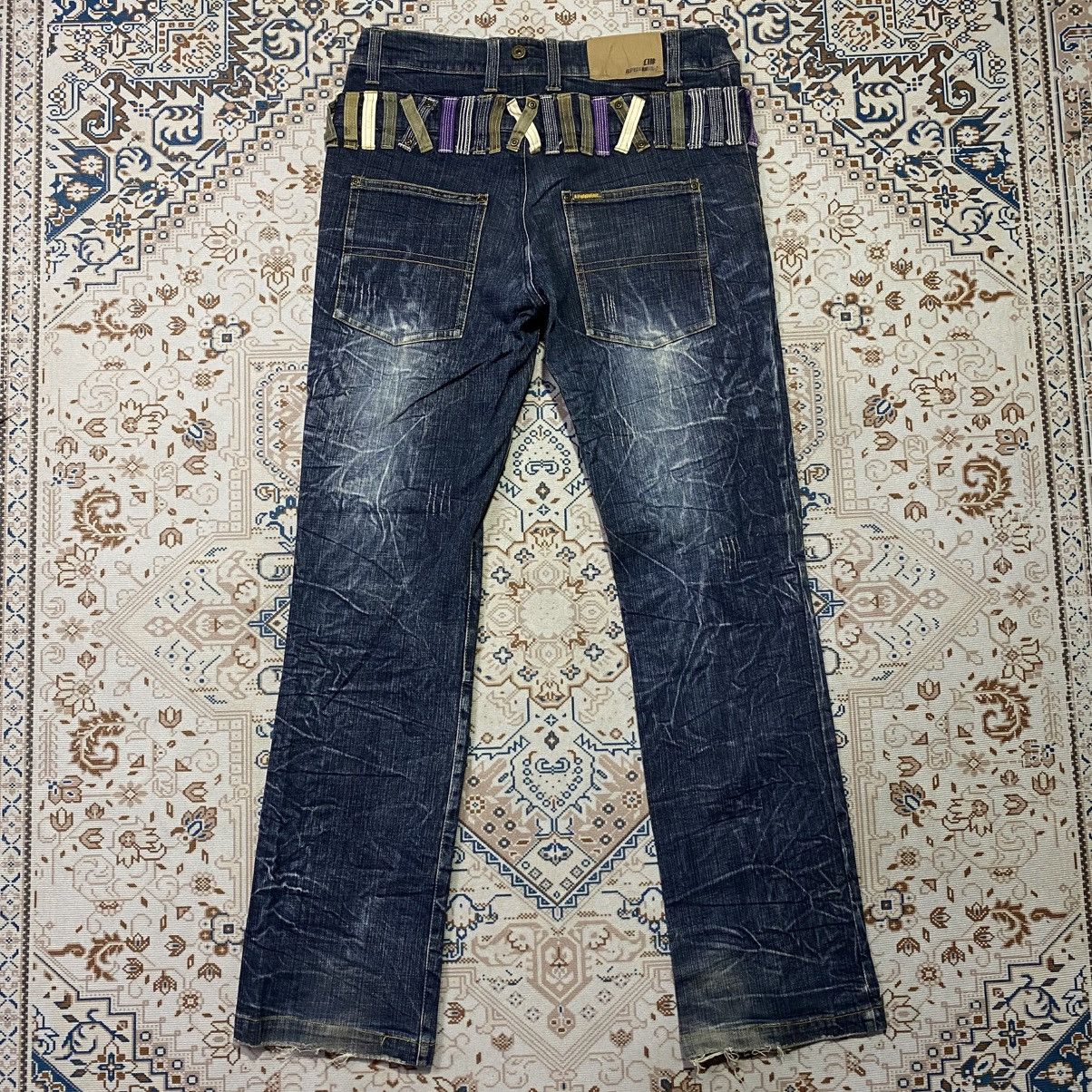 If Six Was Nine × Japanese Brand × Le Grande Bleu (L.G.B.) 2000s Y2K Alphanumeric Doublewaist Jeans Size US 30 / EU 46 - 1 Thumbnail