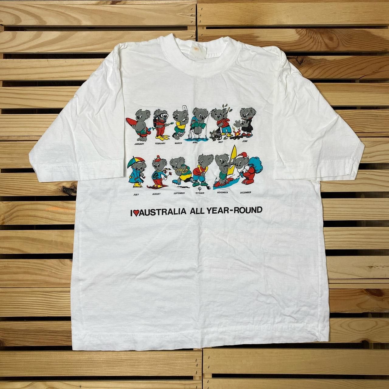 Other Vintage "I Love Australia" White Koala Nature Tee Size Large Size US L / EU 52-54 / 3 - 1 Thumbnail