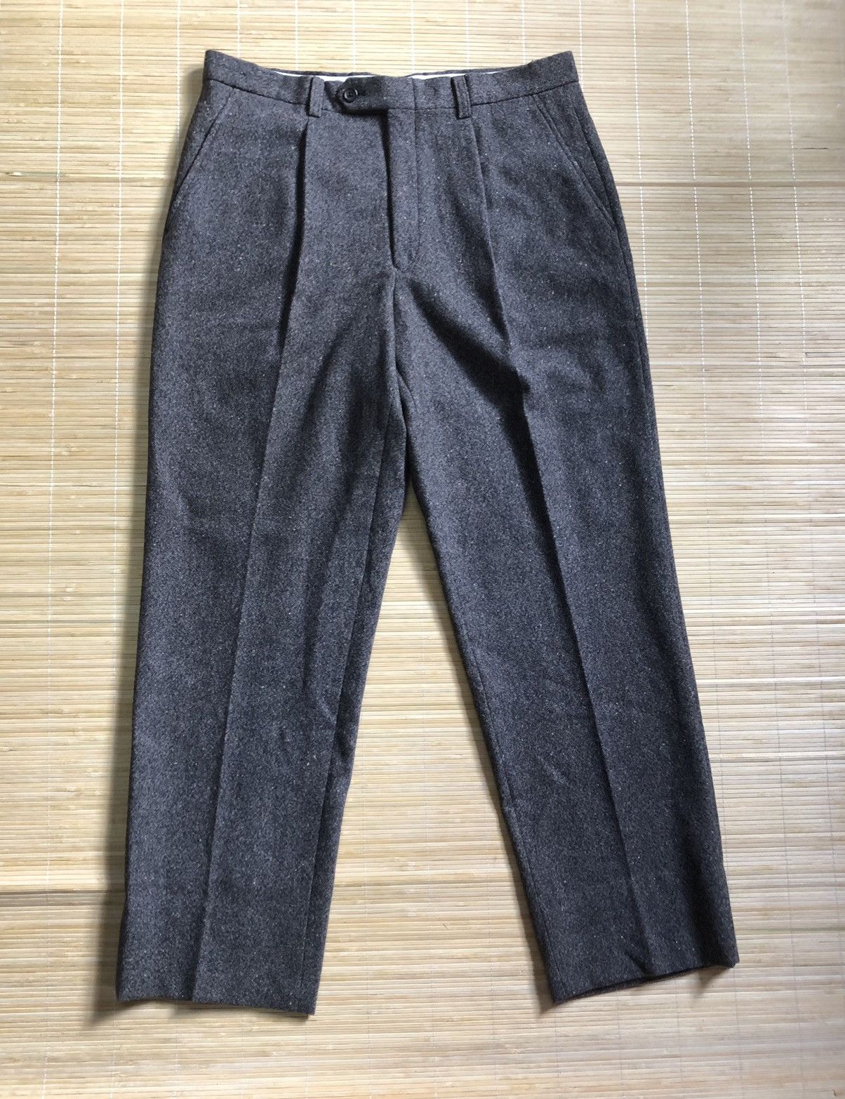 Burberry London wool salt paper pants