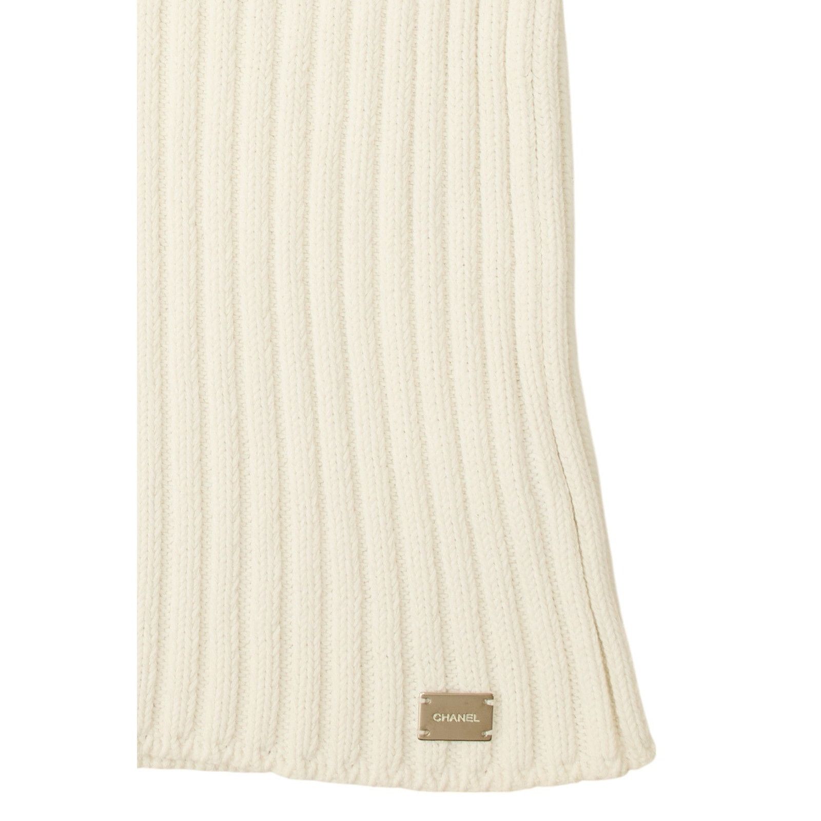 Chanel S/S 1999 Wool White Knit Top Size M / US 6-8 / IT 42-44 - 3 Thumbnail