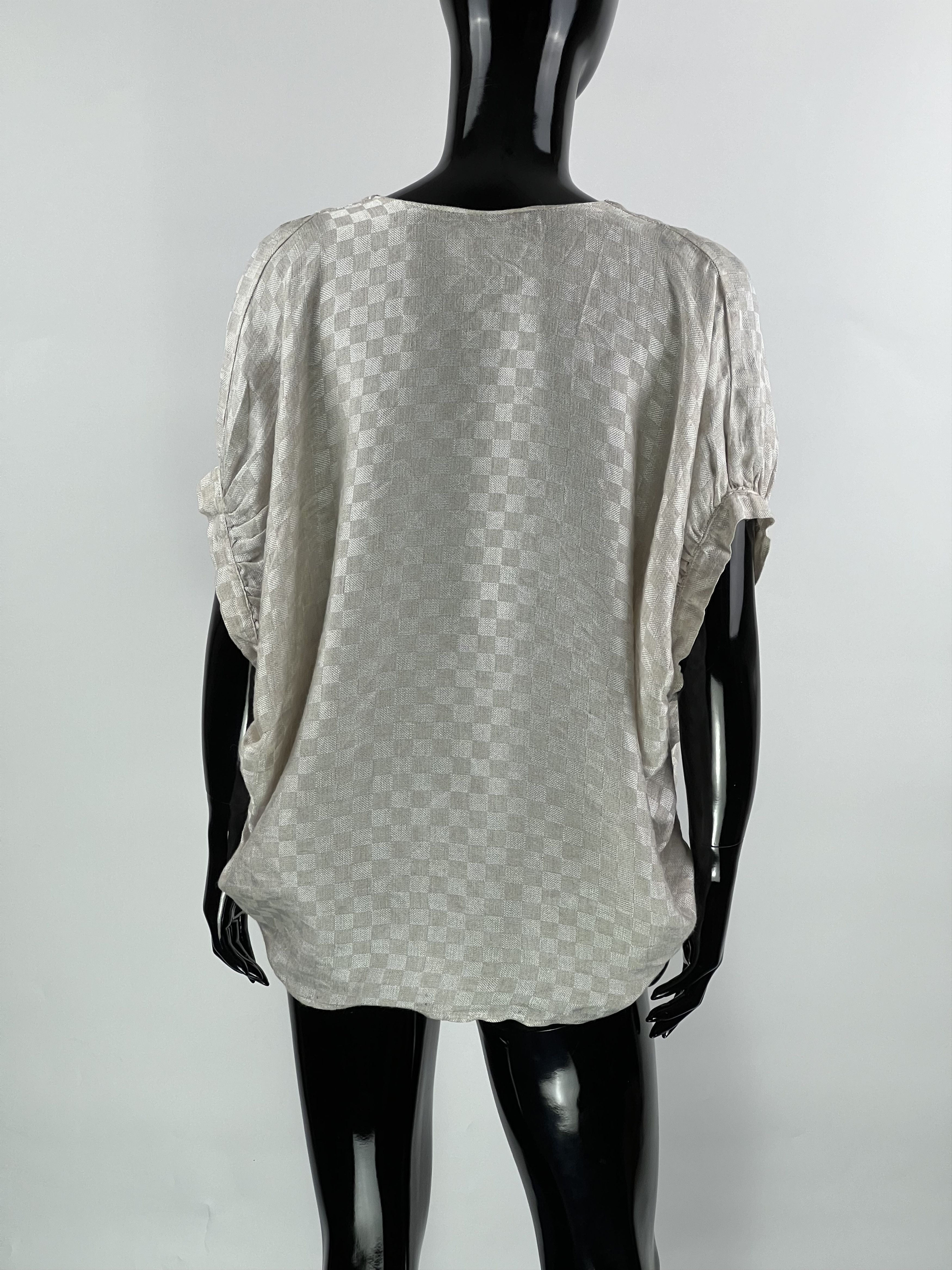 Designer La Bottega Di Brunella Linen Top Blouse One Size Size ONE SIZE - 3 Thumbnail