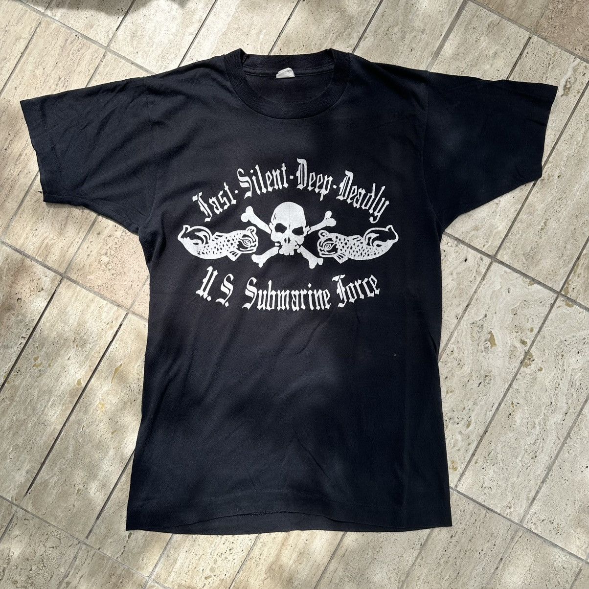 Vintage Vintage U.S.Submarine Force T-shirt Size US S / EU 44-46 / 1 - 1 Thumbnail