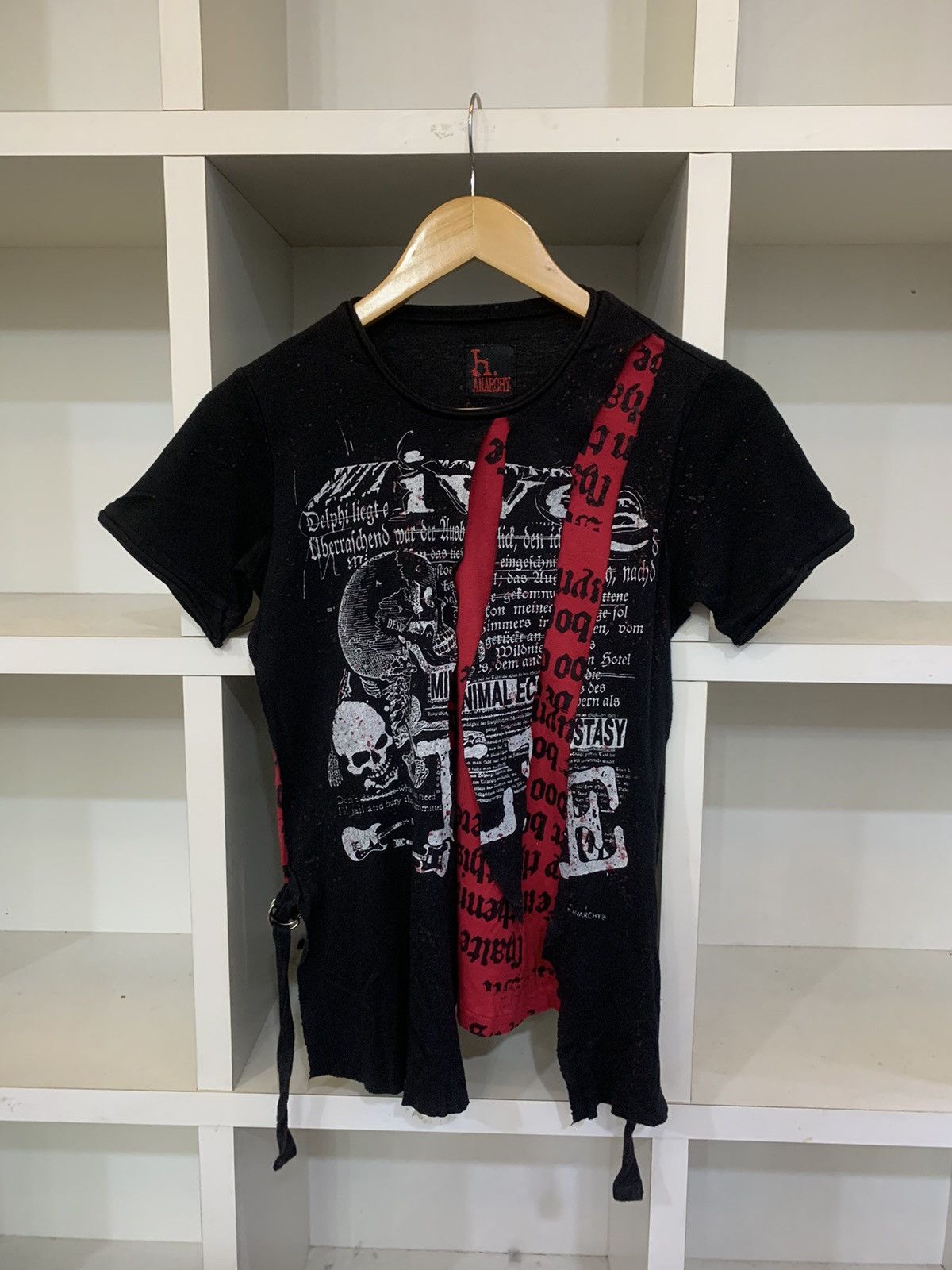 image of The Anarchy x Vintage H. Anarchy Punk Tee in Black, Women's (Size Small)