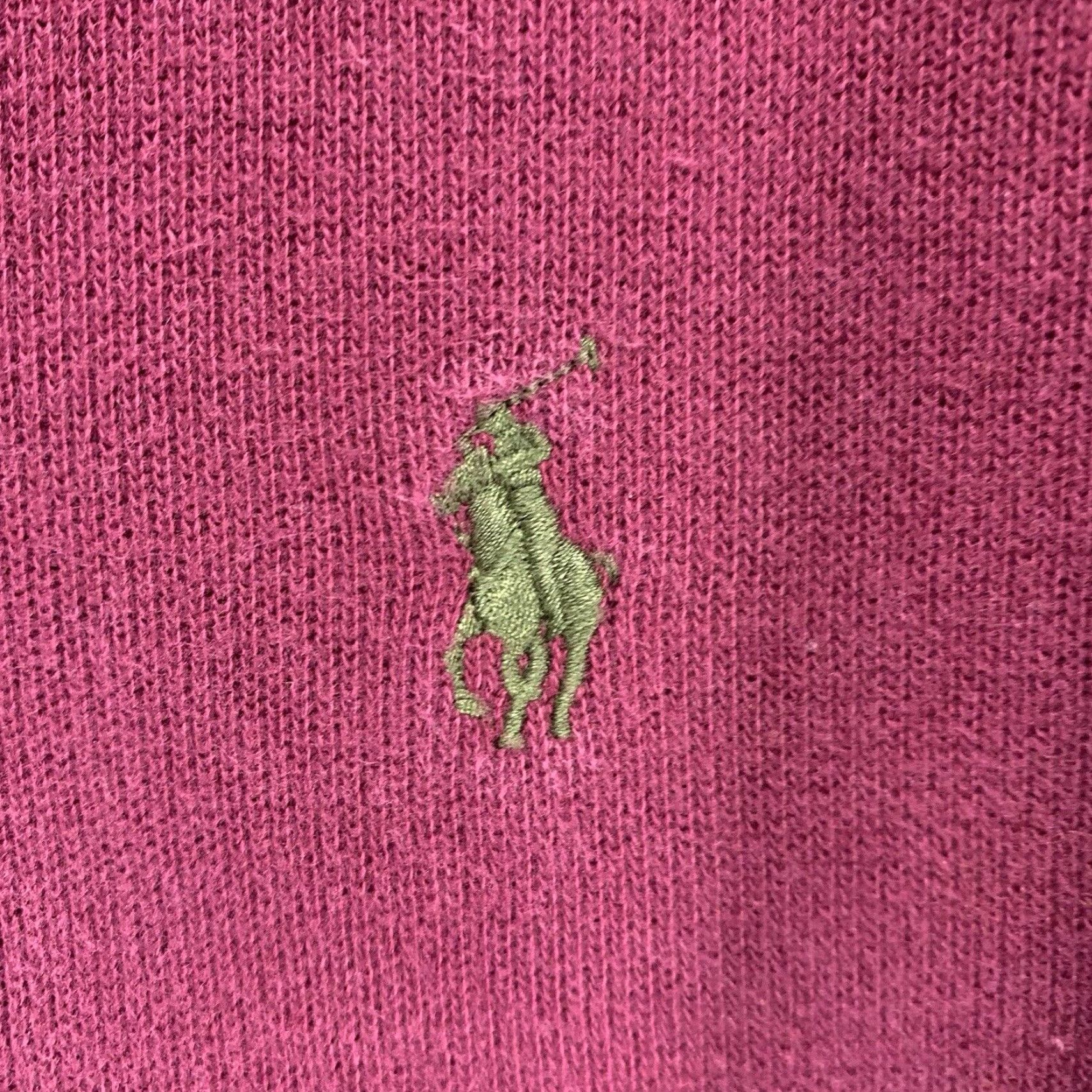Polo Ralph Lauren VINTAGE Polo Ralph Lauren Sweater Shirt Men Large Red 1/4 Zip Embroidered Knit Mock Neck Casual Size US L / EU 52-54 / 3 - 2 Thumbnail