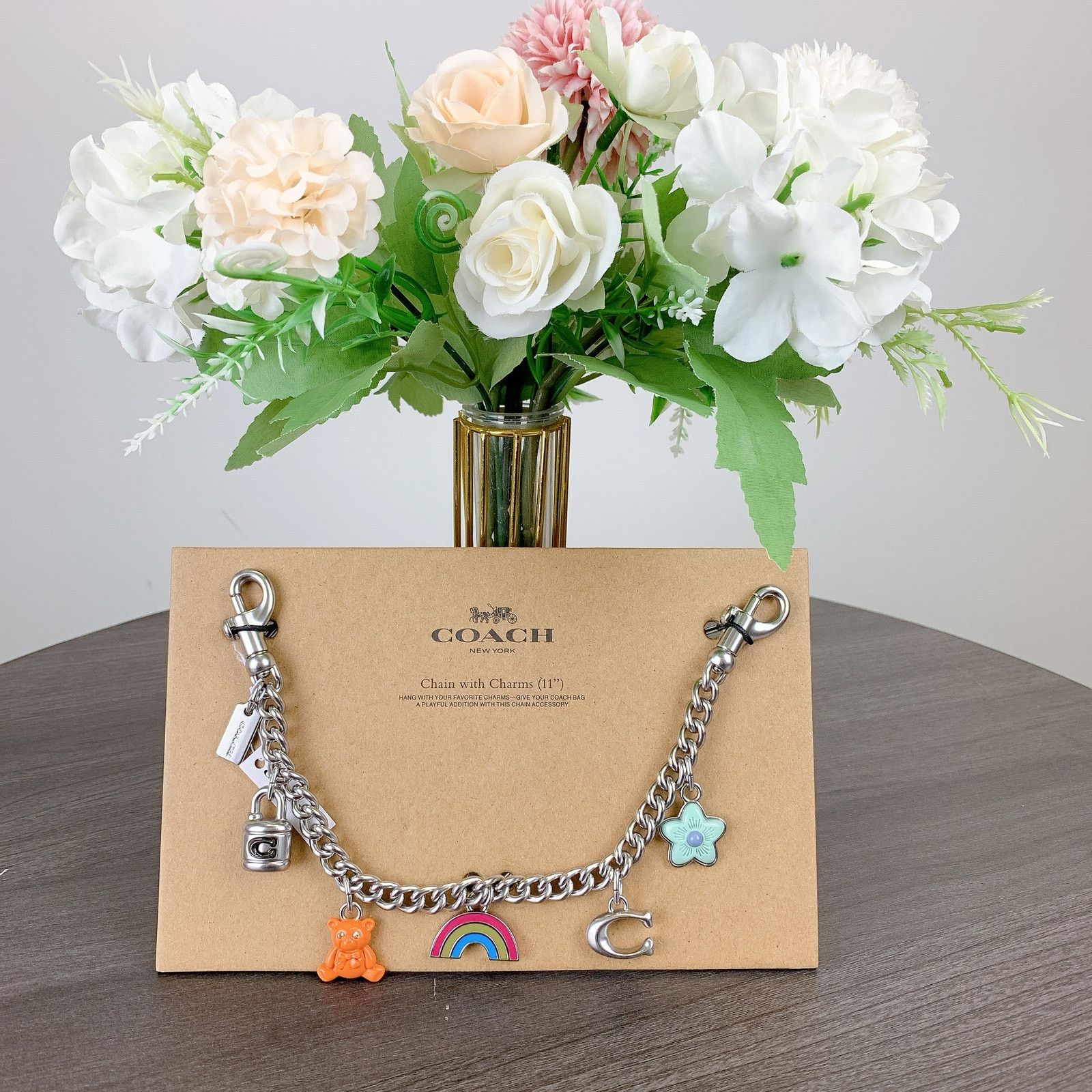 Coach Coach CW662 Silver Swagger Chain With Charms IN Silver Size ONE SIZE - 1 Thumbnail