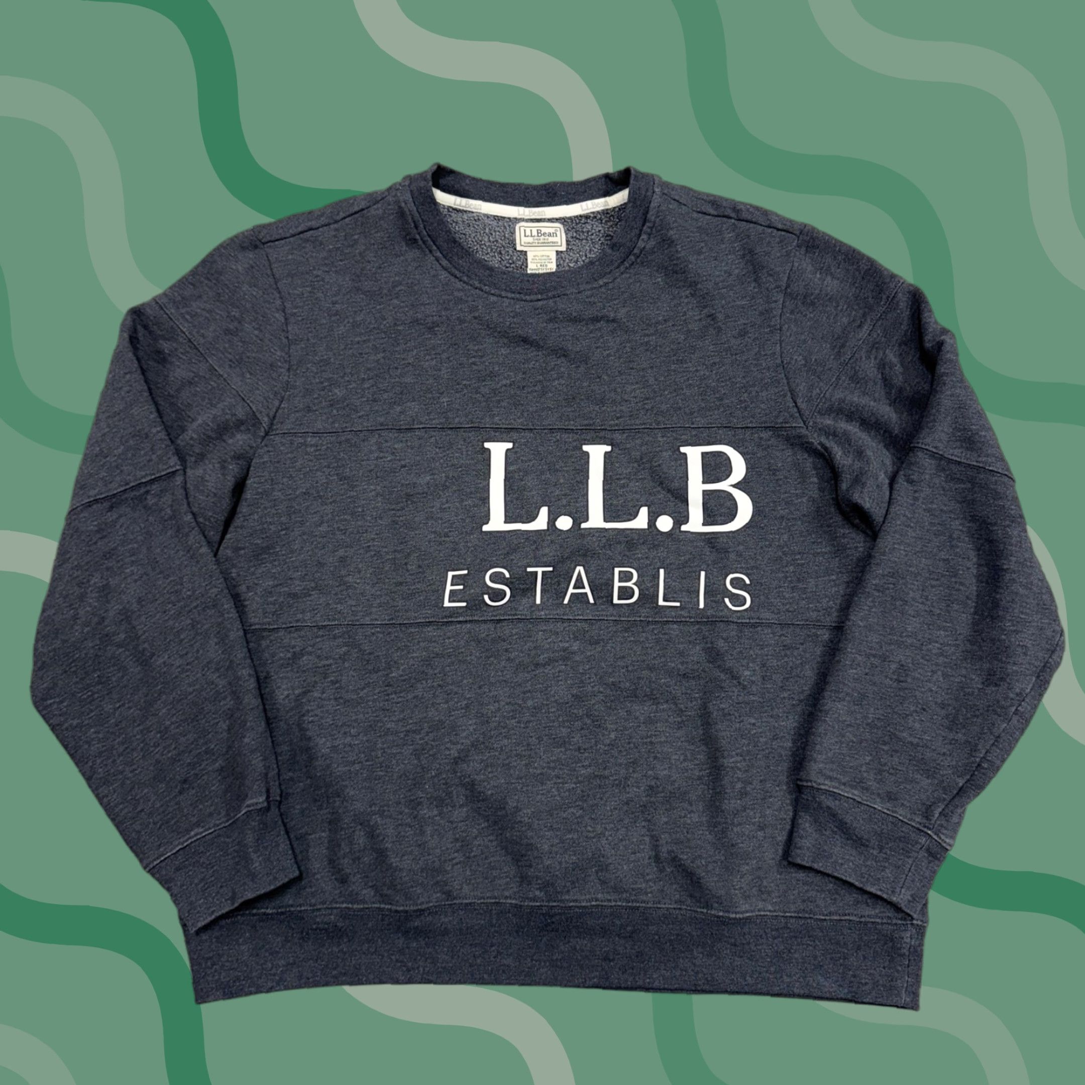 Vintage LL Bean Sweatshirt Mens Large Crewneck Pullover Graphic Print Casual Gray Size US L / EU 52-54 / 3 - 1 Thumbnail