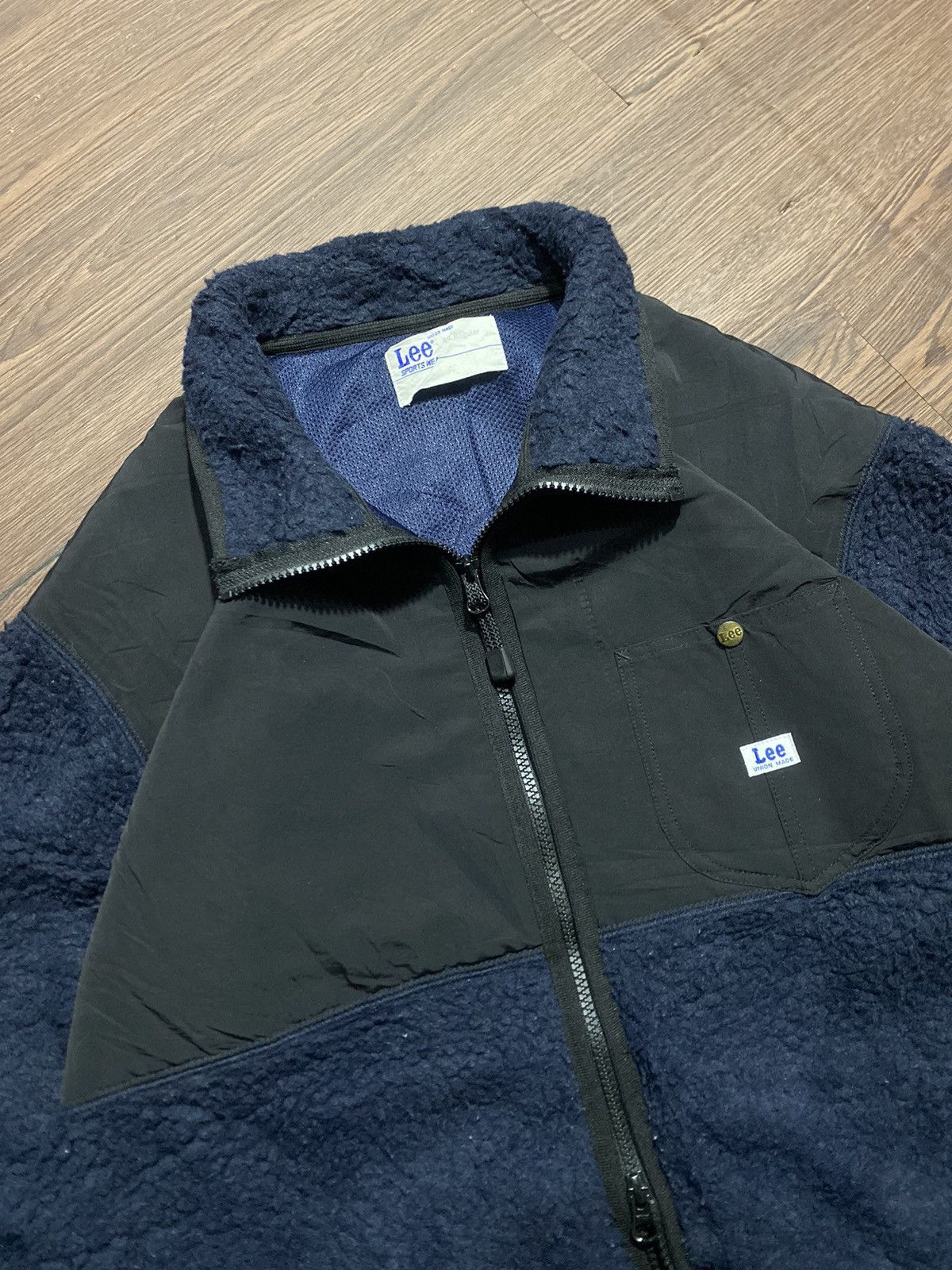 Lee Lee Fleece Jacket Navy Size US L / EU 52-54 / 3 - 2 Thumbnail