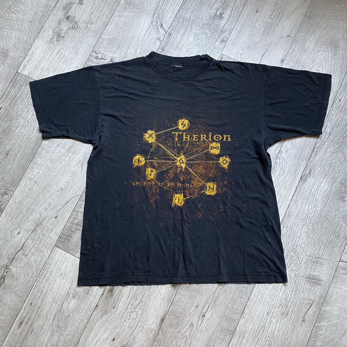 Band Tees VINTAGE THERION METAL BAND 90s FADED T SHIRT Size US XL / EU 56 / 4 - 1 Thumbnail