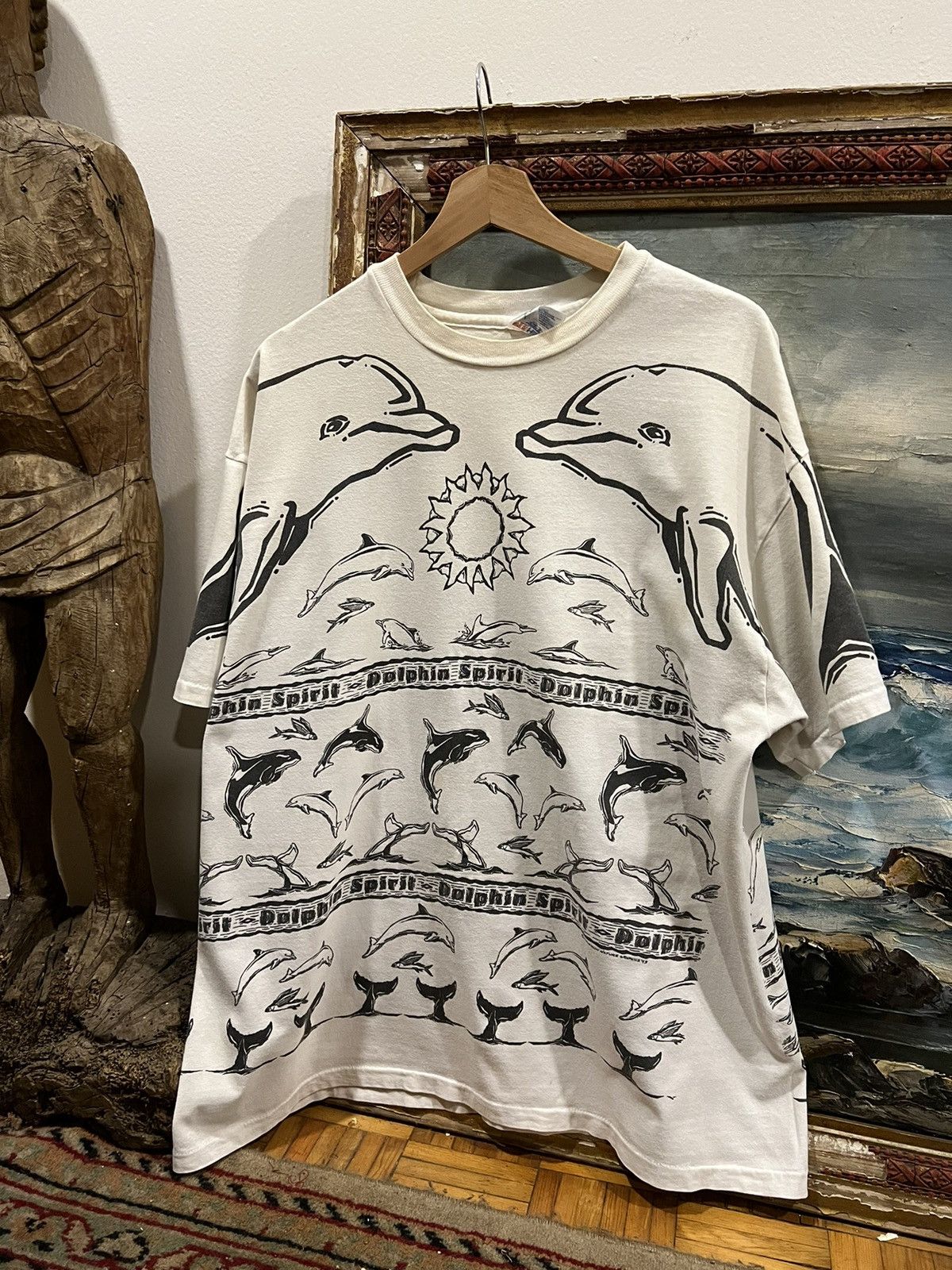 Vintage Harlequin Dolphin Sweater shops