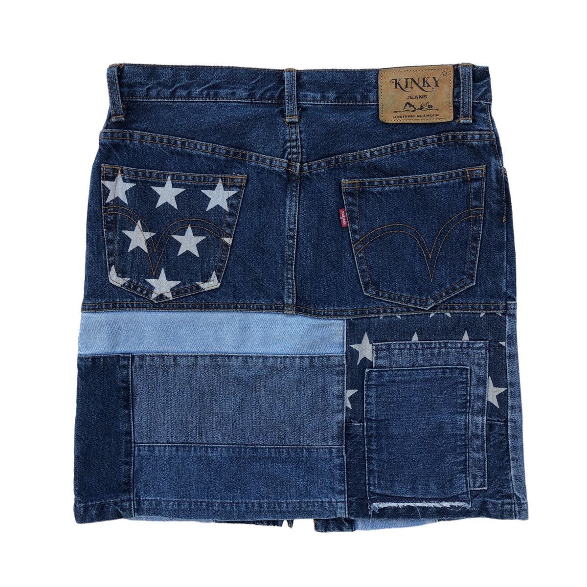 Hysteric Glamour Hysteric Glamour Patchwork Star Button Down Denim Skirt Size 30" / US 8 / IT 44 - 7 Thumbnail