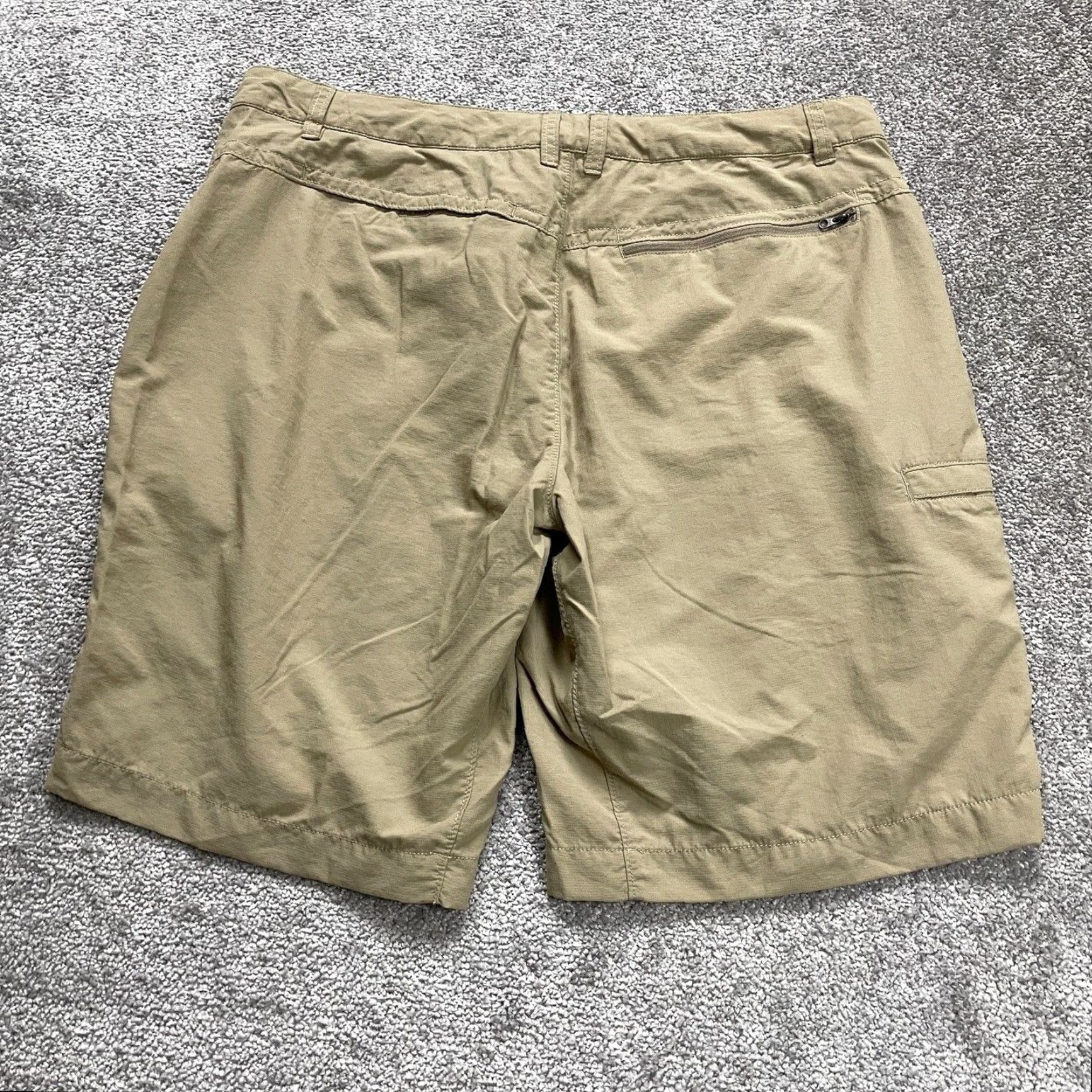 The North Face The North Face Mens Chino Shorts 38 Brown Solid Nylon Pockets Active Athletic Short Size US 38 / EU 54 - 2 Thumbnail