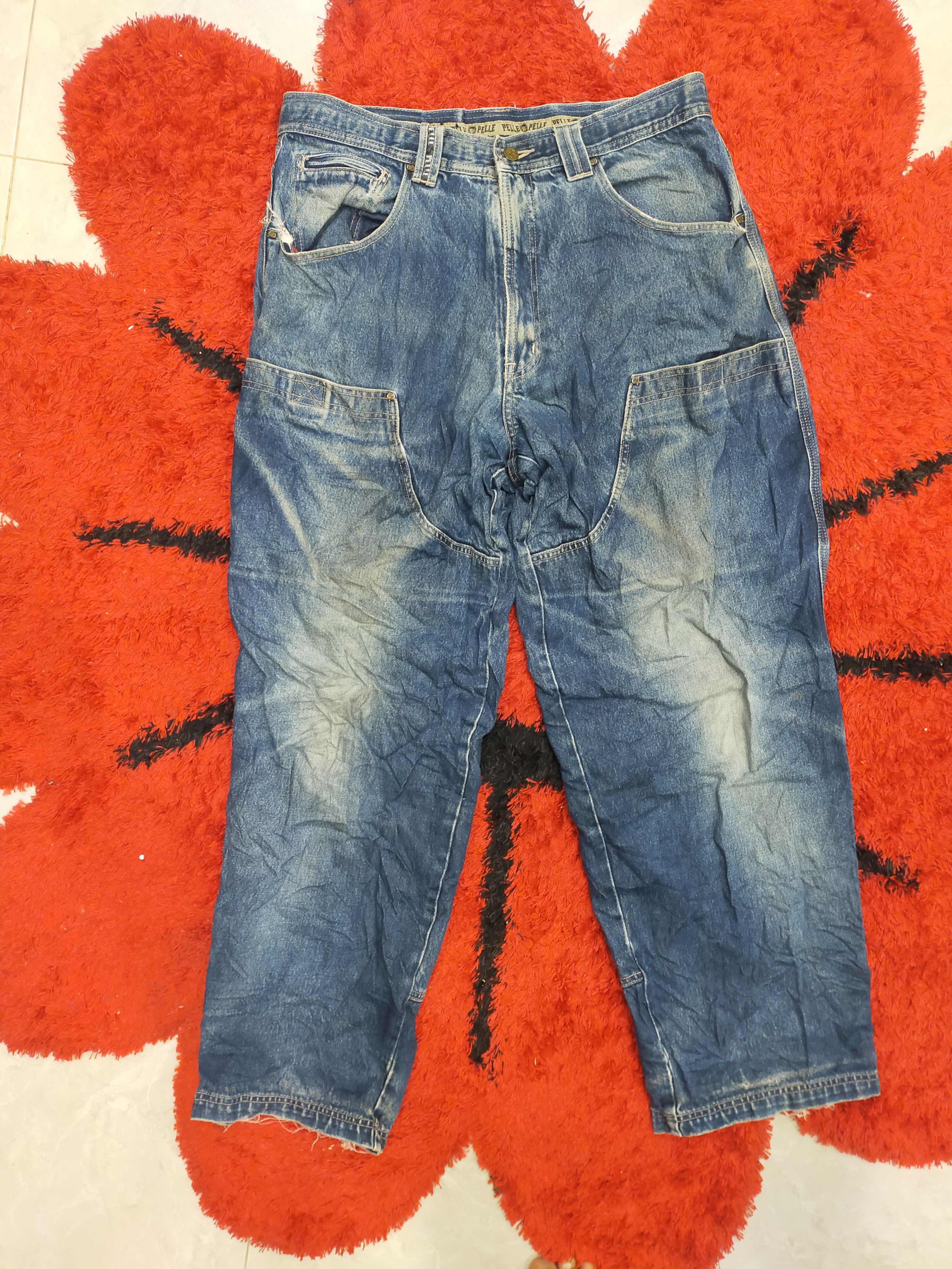 image of Jnco x Pelle Pelle Baggy Rhapsody Blues, Men's (Size 36)
