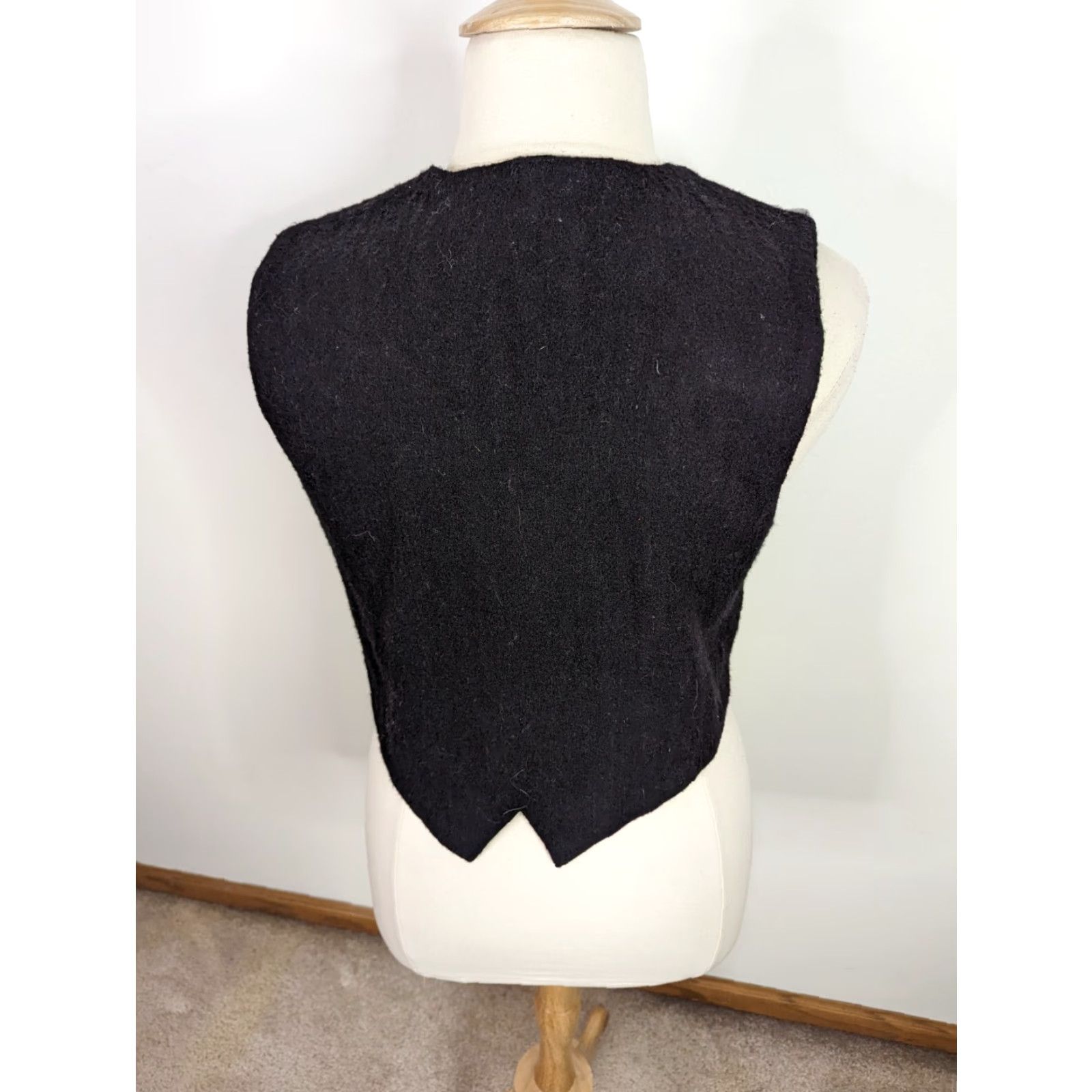 Vintage VINTAGE 90s Gray Fair Isle Wool V Neck Cardigan Vest Women's Large V2J Size L / US 10 / IT 46 - 4 Thumbnail