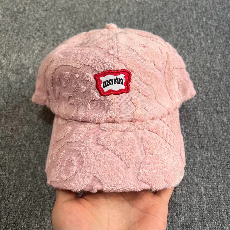 Billionaire Boys Club Running Dog Towel Fabric Curved Brim Baseball Cap Q7 Size ONE SIZE - 7 Thumbnail