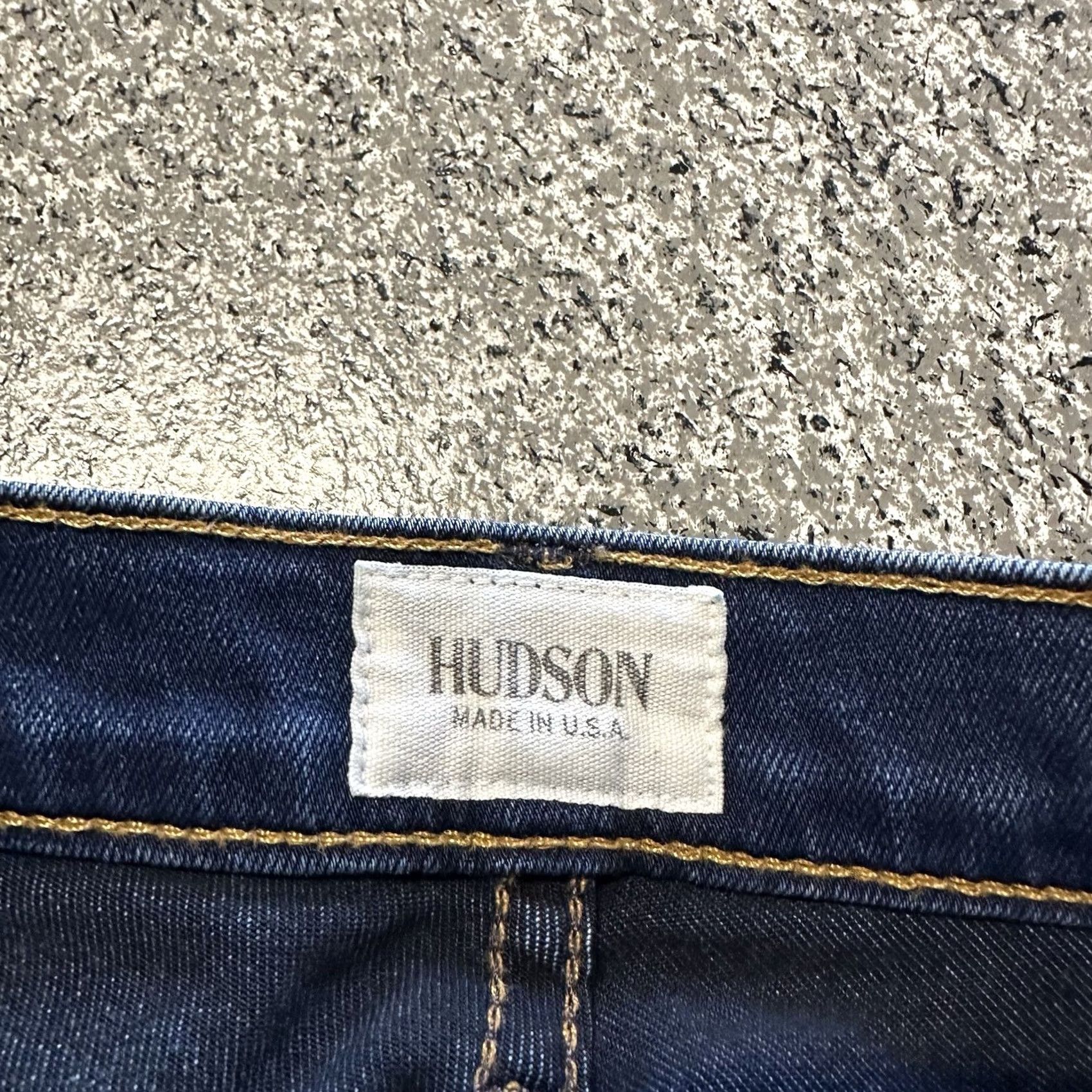 Hudson Hudson Jeans Womens 24x28 Nico Mid Rise Dark Wash Denim Stretch Size 42" / US 20 - 4 Thumbnail