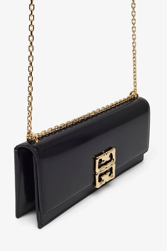 Givenchy o1srvl11e0625 Size:OS/4G Small Chain Black Clutch in Black Size ONE SIZE - 4 Thumbnail