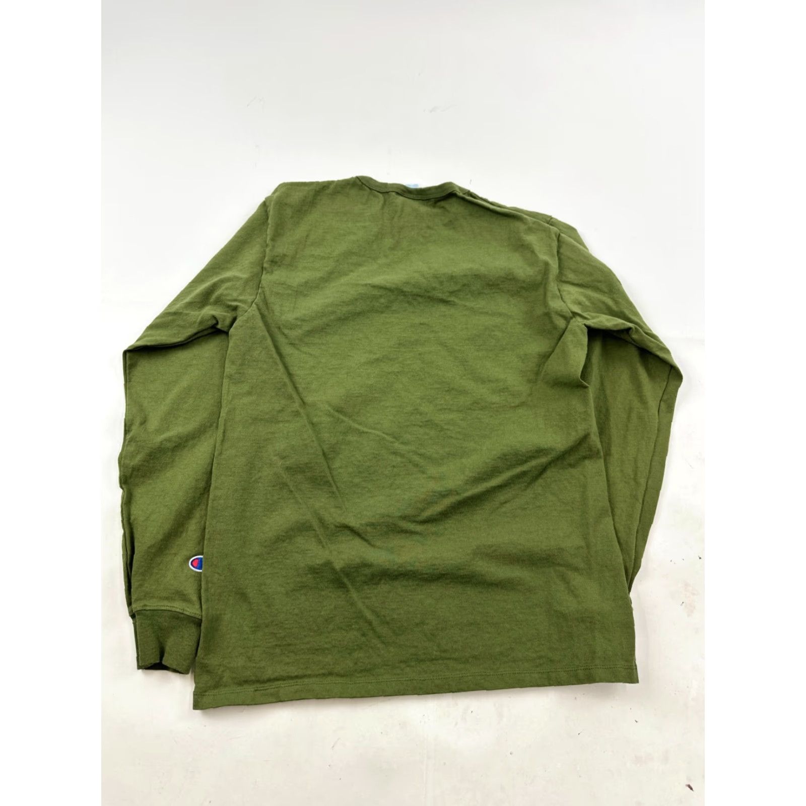 Champion Champion Shirt Mens Medium Green Long Sleeve Crew Neck Pullover Tee Size US M / EU 48-50 / 2 - 2 Thumbnail